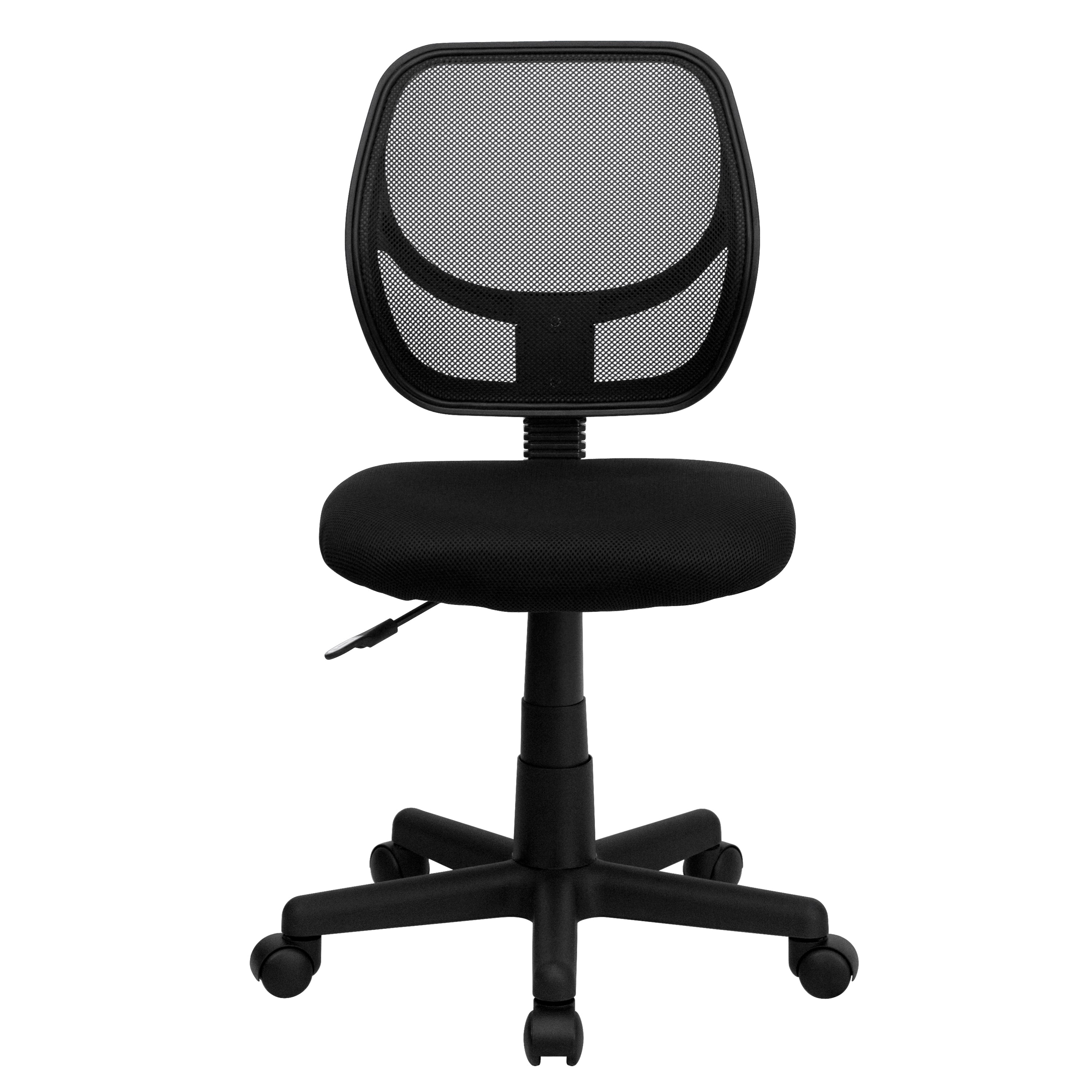 Low Back Mesh Swivel Task Office Chair with Curved Square Back