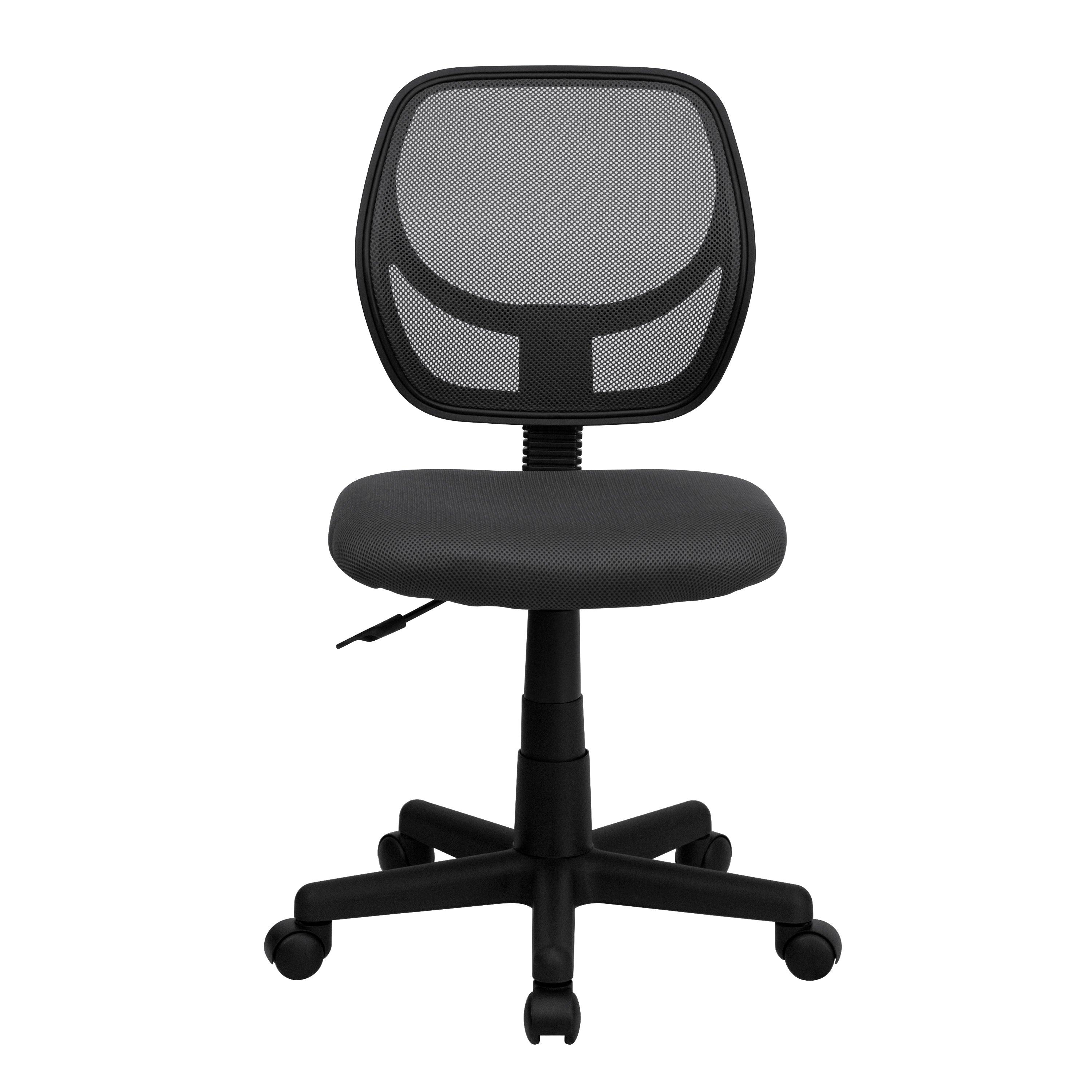 Low Back Mesh Swivel Task Office Chair with Curved Square Back