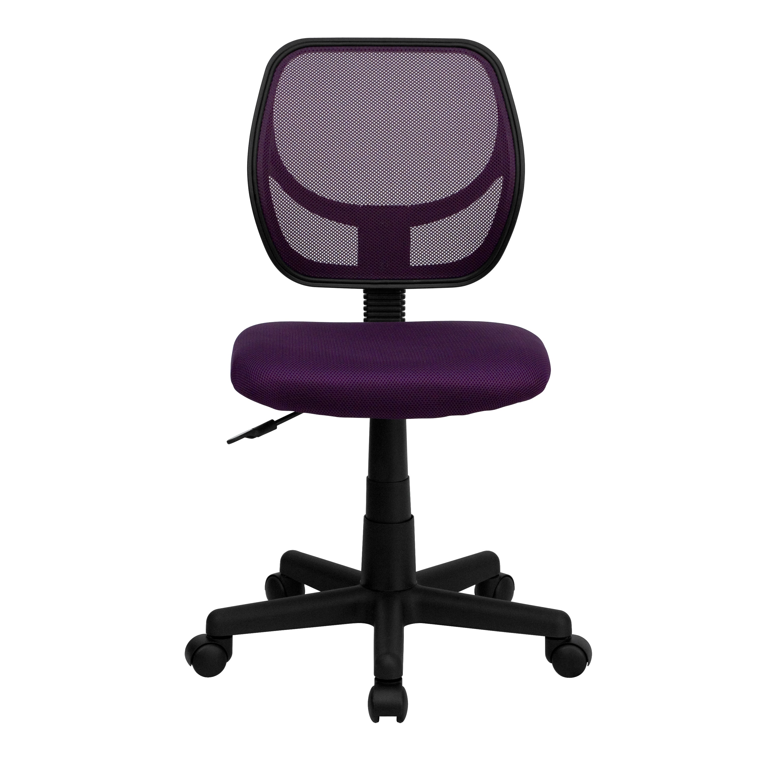 Low Back Mesh Swivel Task Office Chair with Curved Square Back