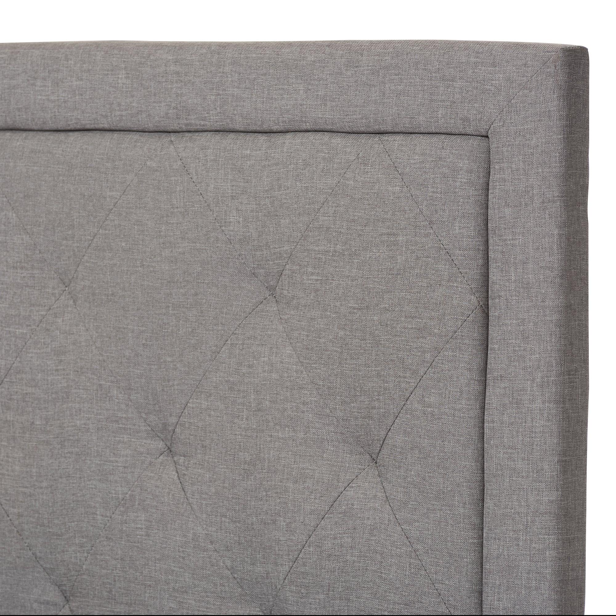 Paris Modern and Contemporary Fabric Upholstered Tufting Bed