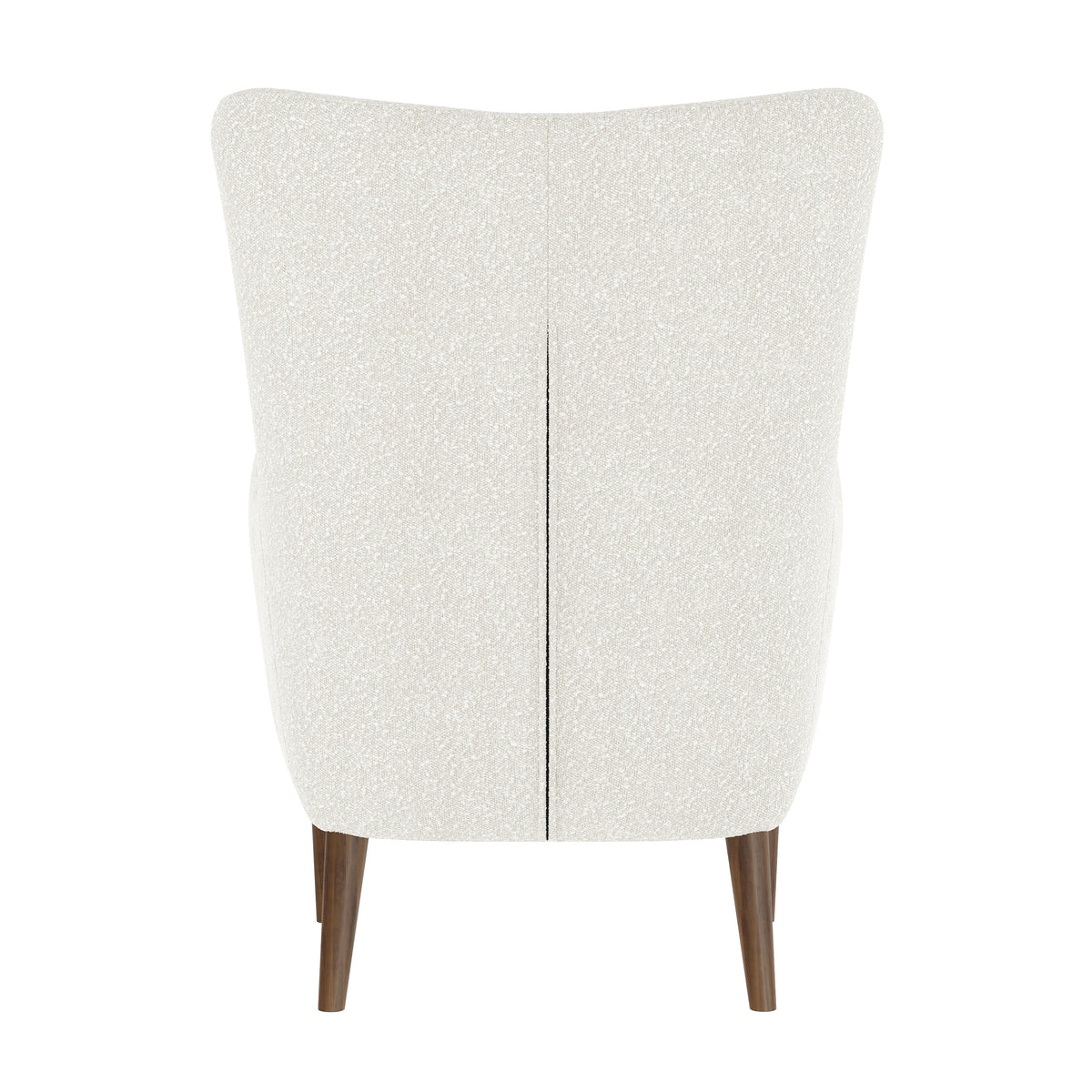 Connor Traditional Wingback Accent Chair, Commercial Grade Upholstery and Wooden Frame and Legs