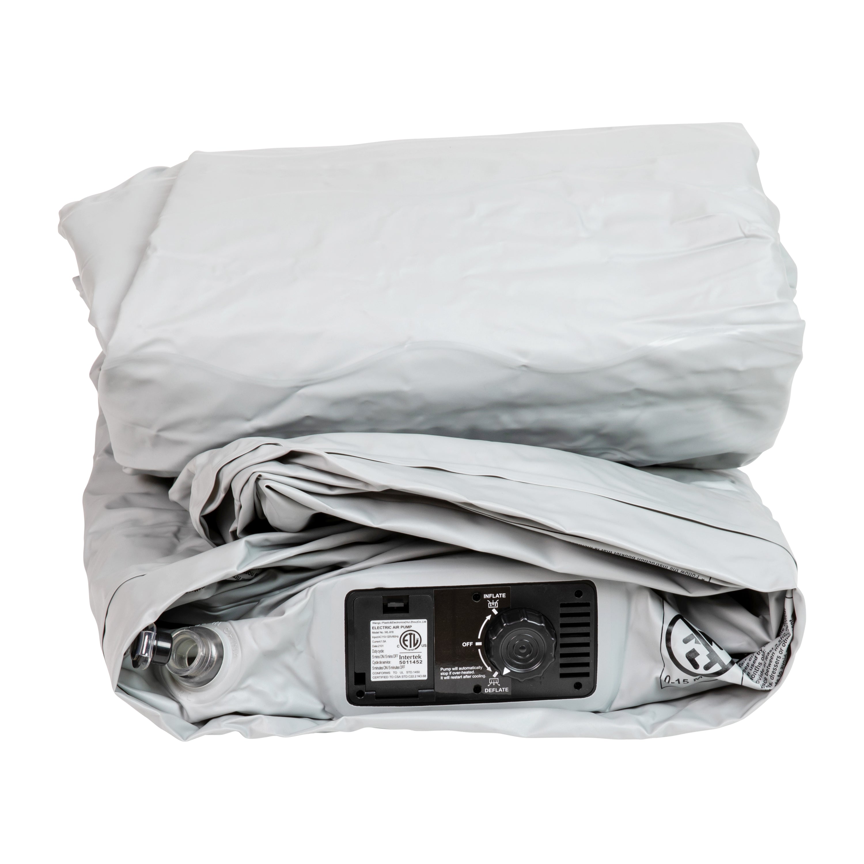 18 inch Air Mattress with ETL Certified Internal Electric Pump and Carrying Case