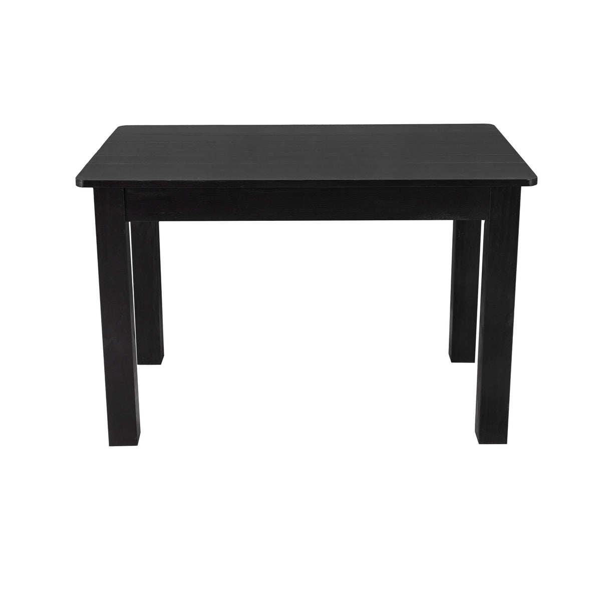 46" x 30" Rectangular Solid Pine Farm Dining Table