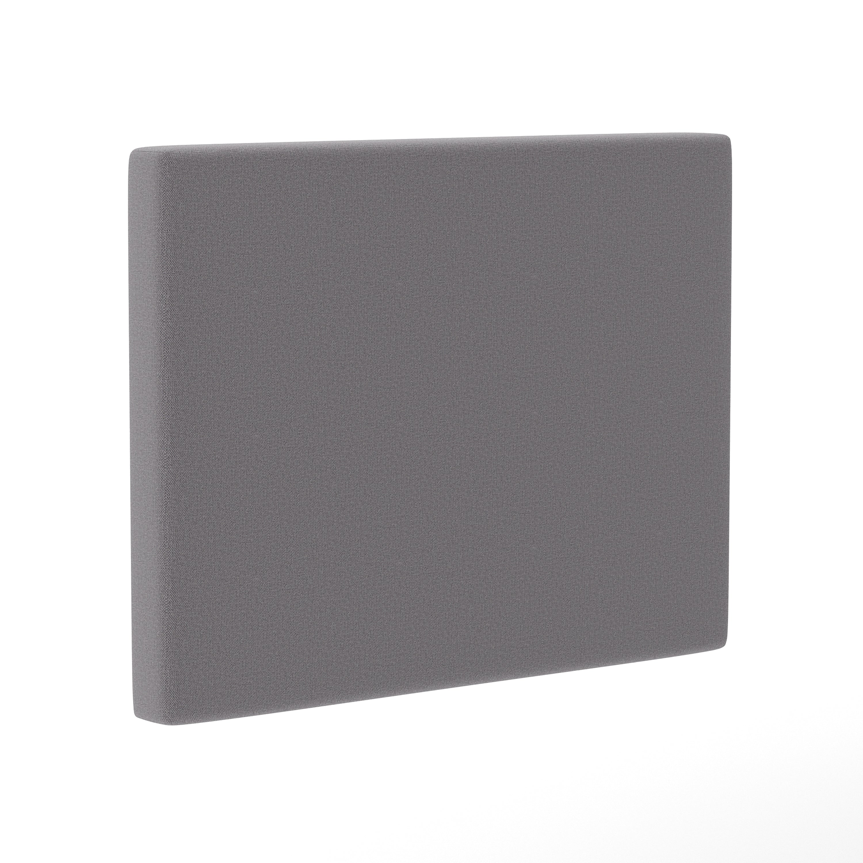 Hugo Headboard with 2 Power Outlets, 1 USB and 1 USB Type-C Port with Faux Linen Upholstery and Dual Hanging Options