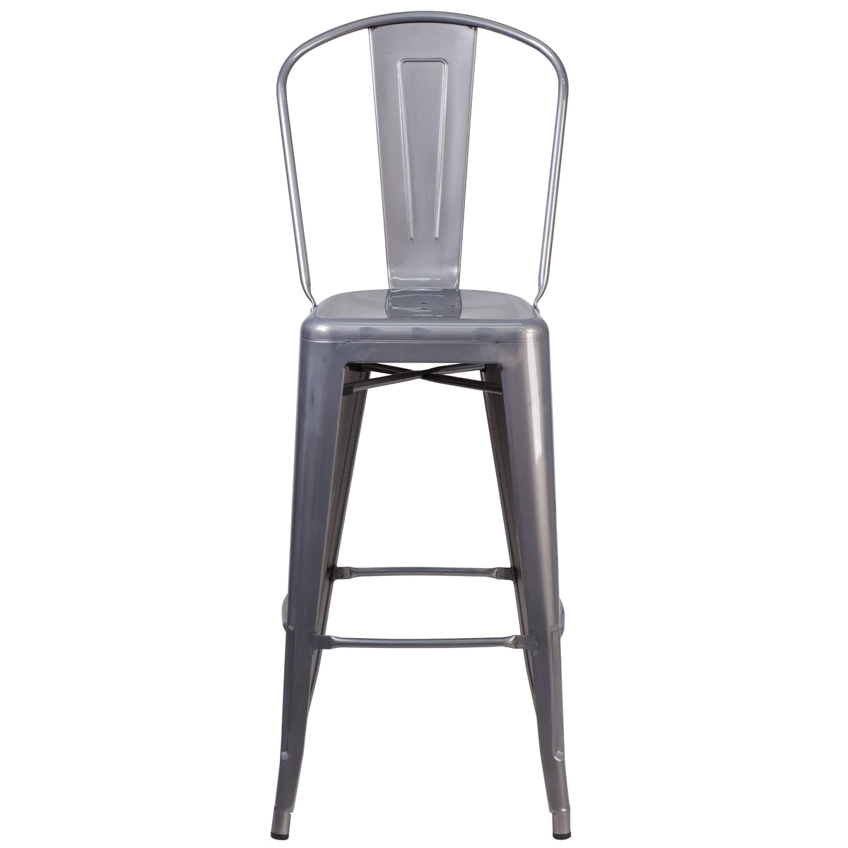 30'' High Indoor Barstool with Back