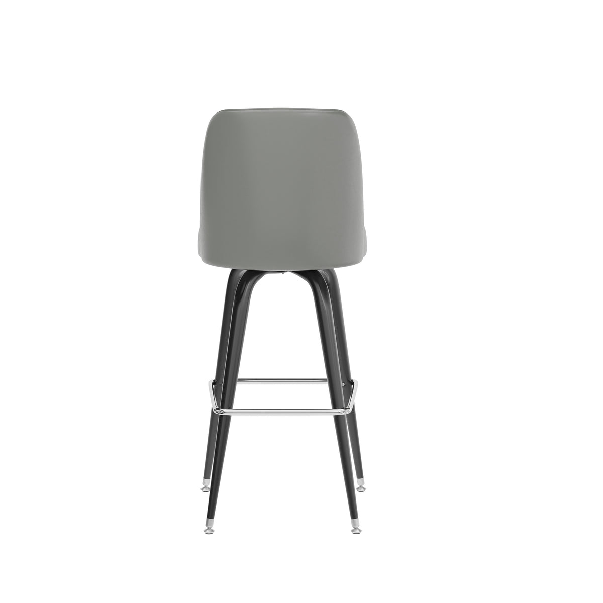 Metal Barstool with Swivel Bucket Seat
