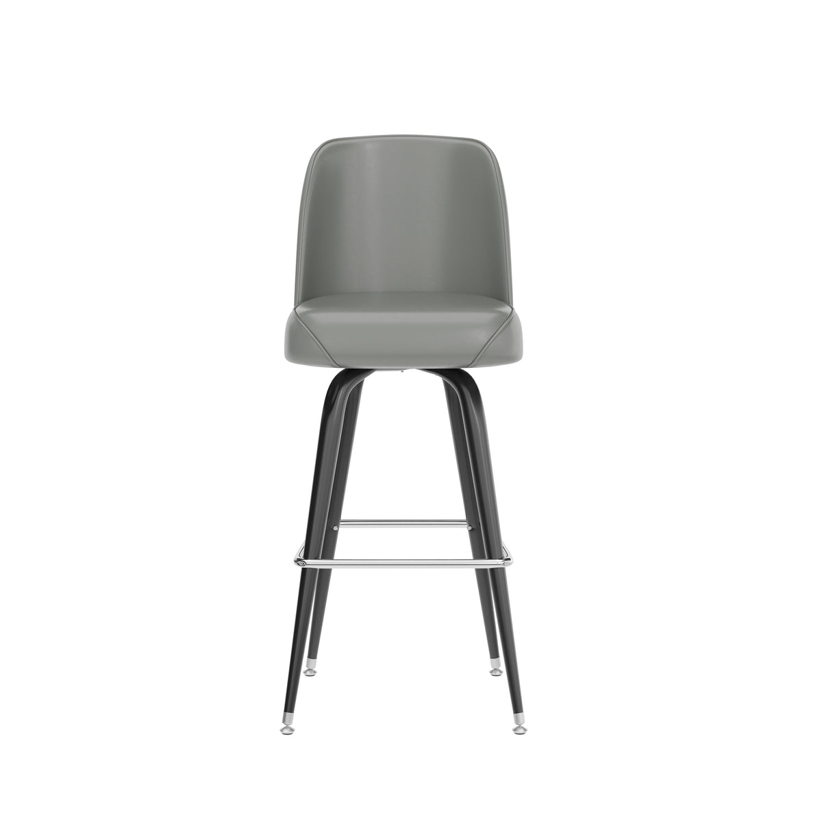 Metal Barstool with Swivel Bucket Seat