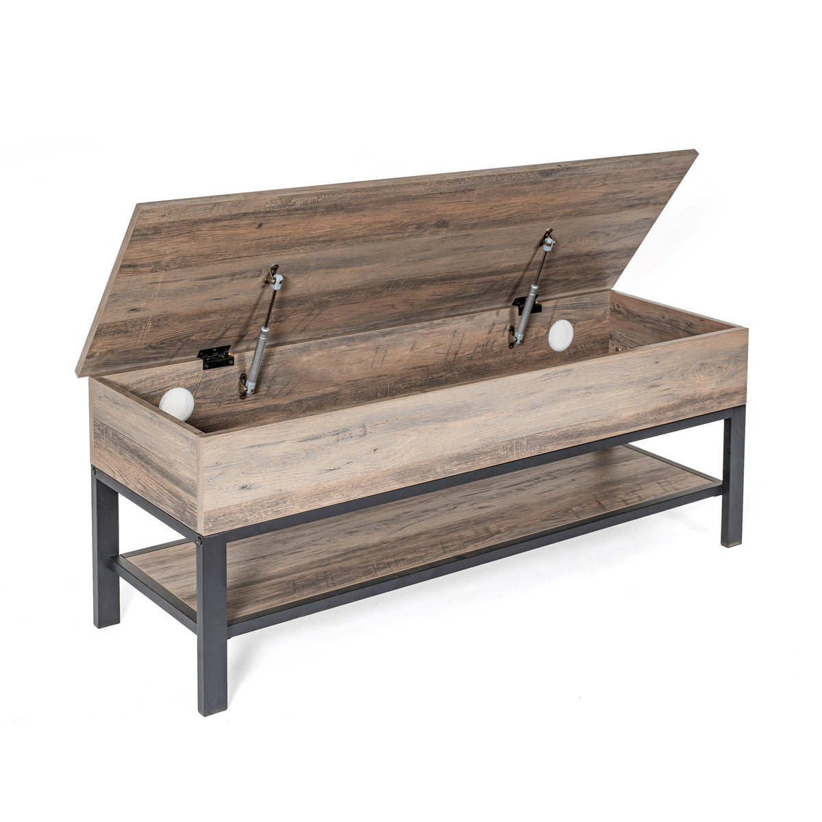 Wyatt Farmhouse Entryway Storage Bench with Lower Shelf Perfect for Entryway, Mudroom, or Bedroom