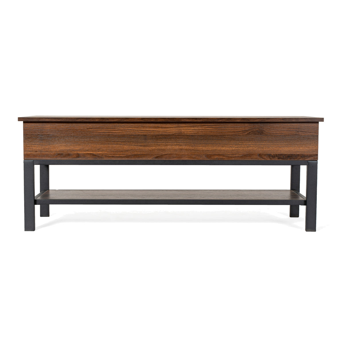 Wyatt Farmhouse Entryway Storage Bench with Lower Shelf Perfect for Entryway, Mudroom, or Bedroom