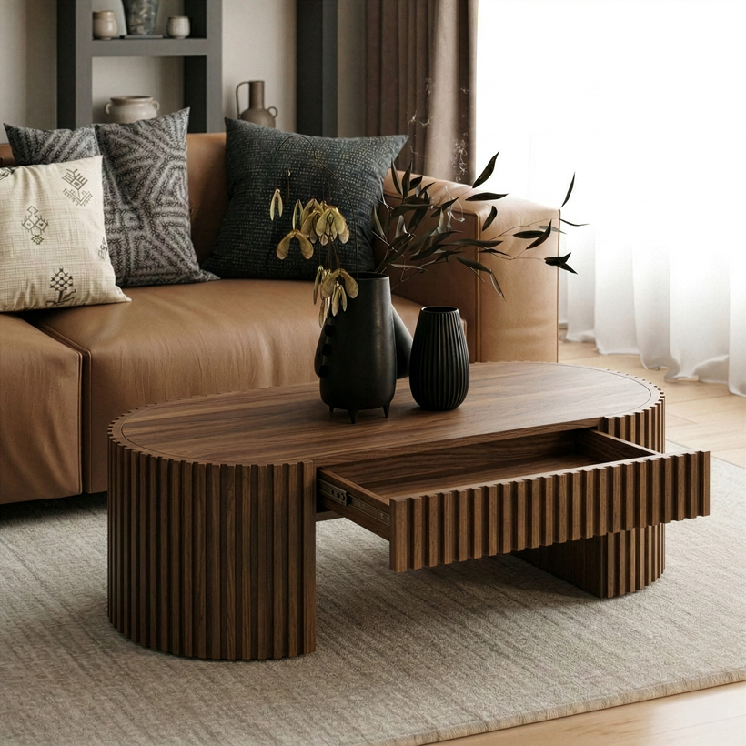 Albrite Modern Coffee Table