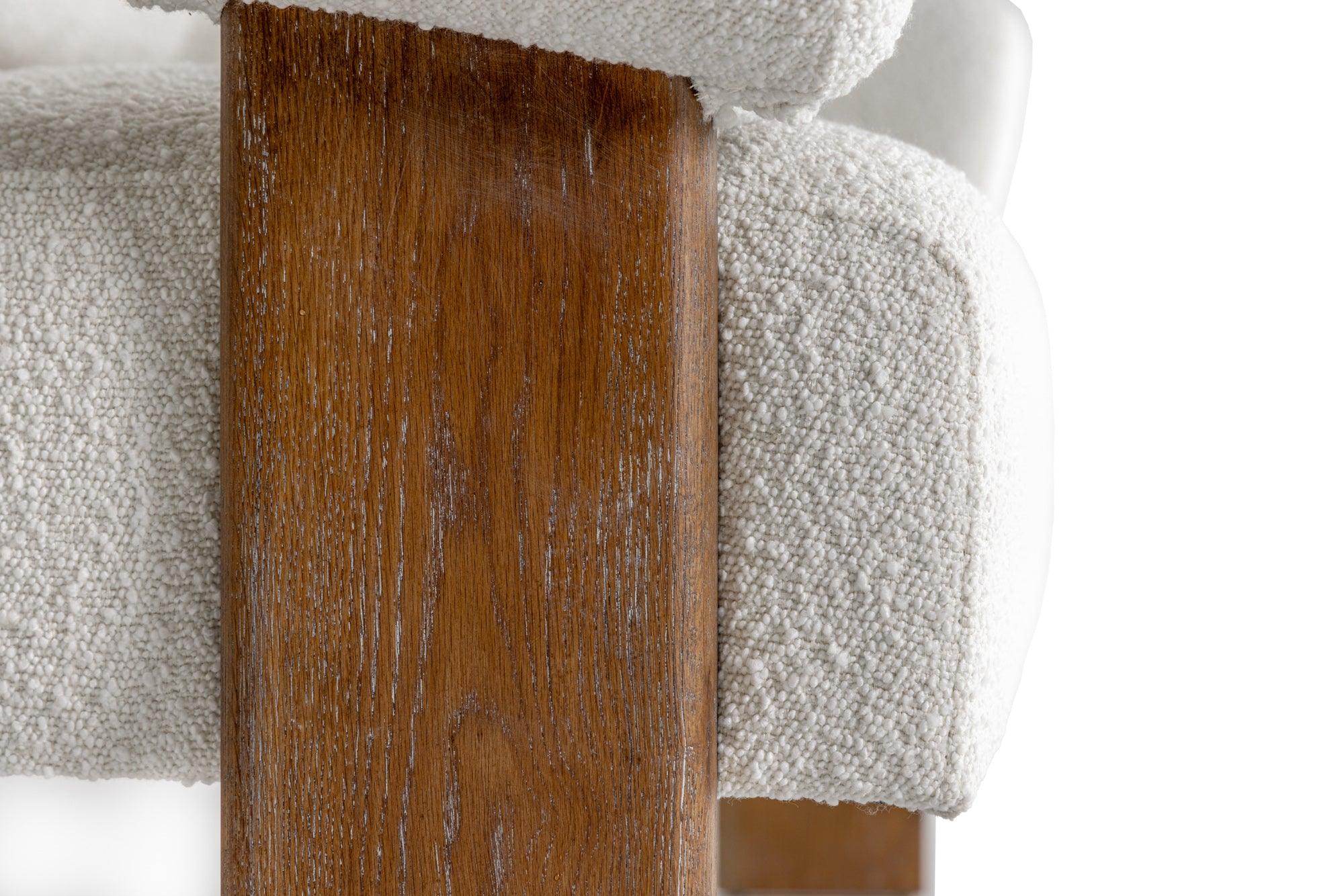 Aledo Modern Fabric Loveseat
