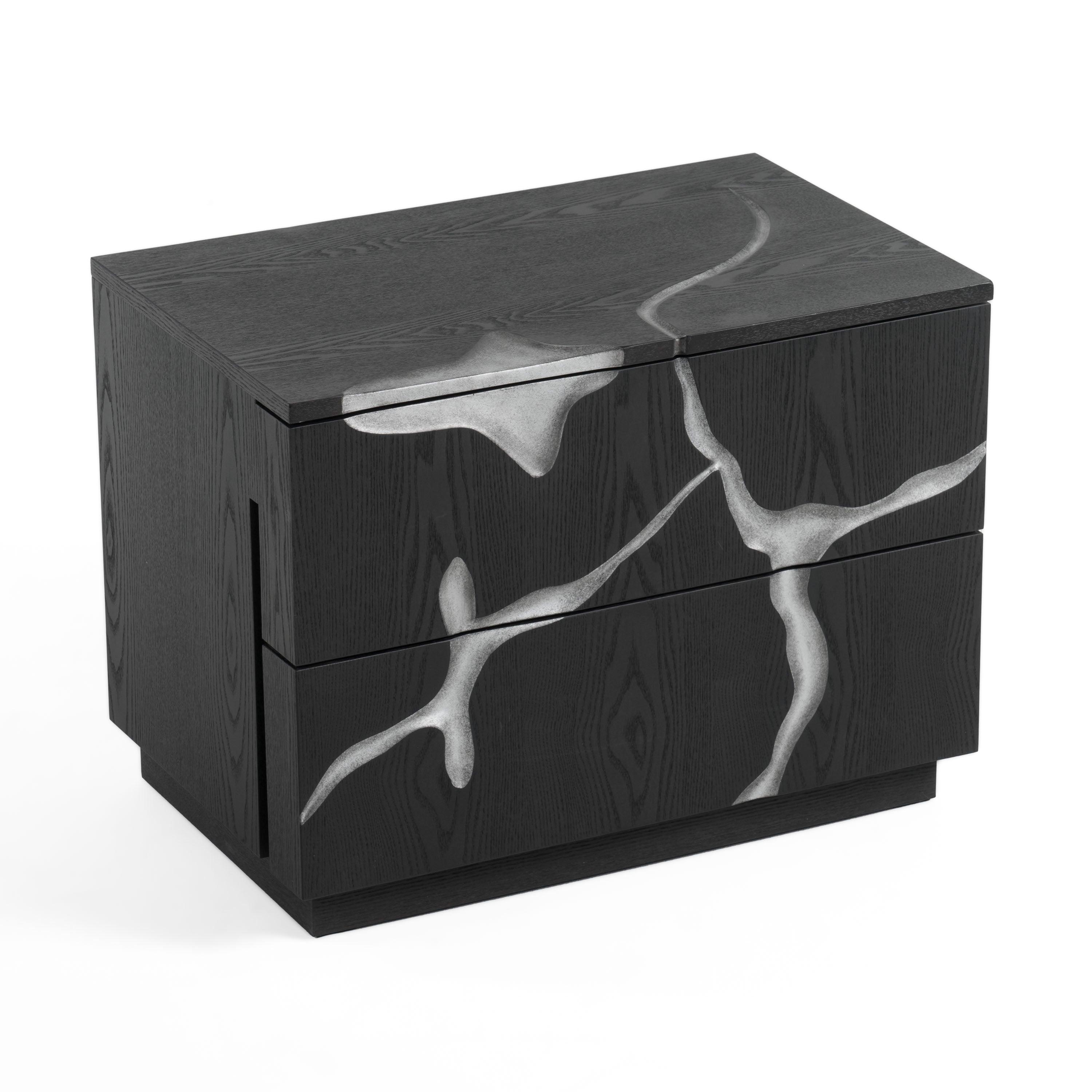 Aspen Modern Matte Ash Nightstand