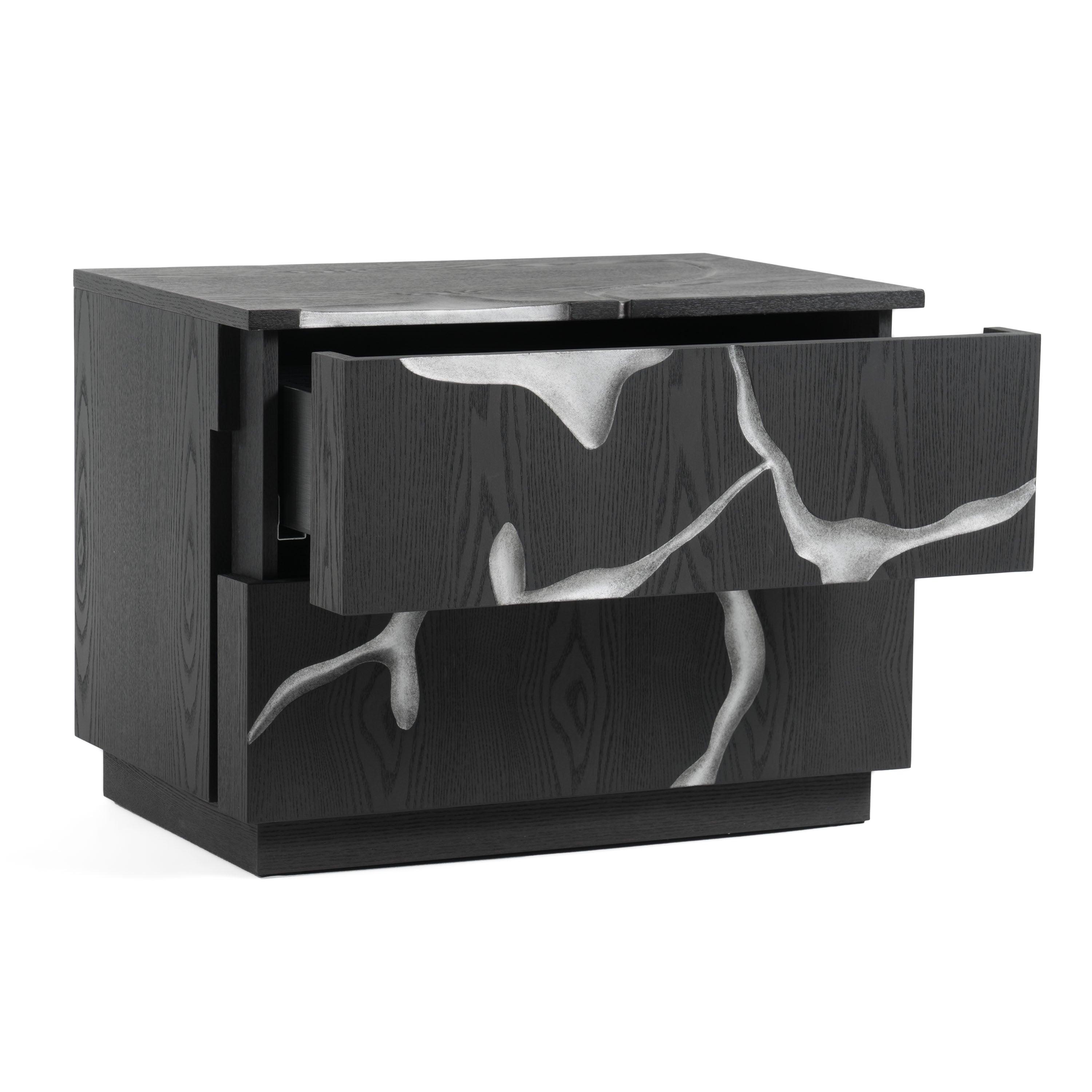 Aspen Modern Matte Ash Nightstand