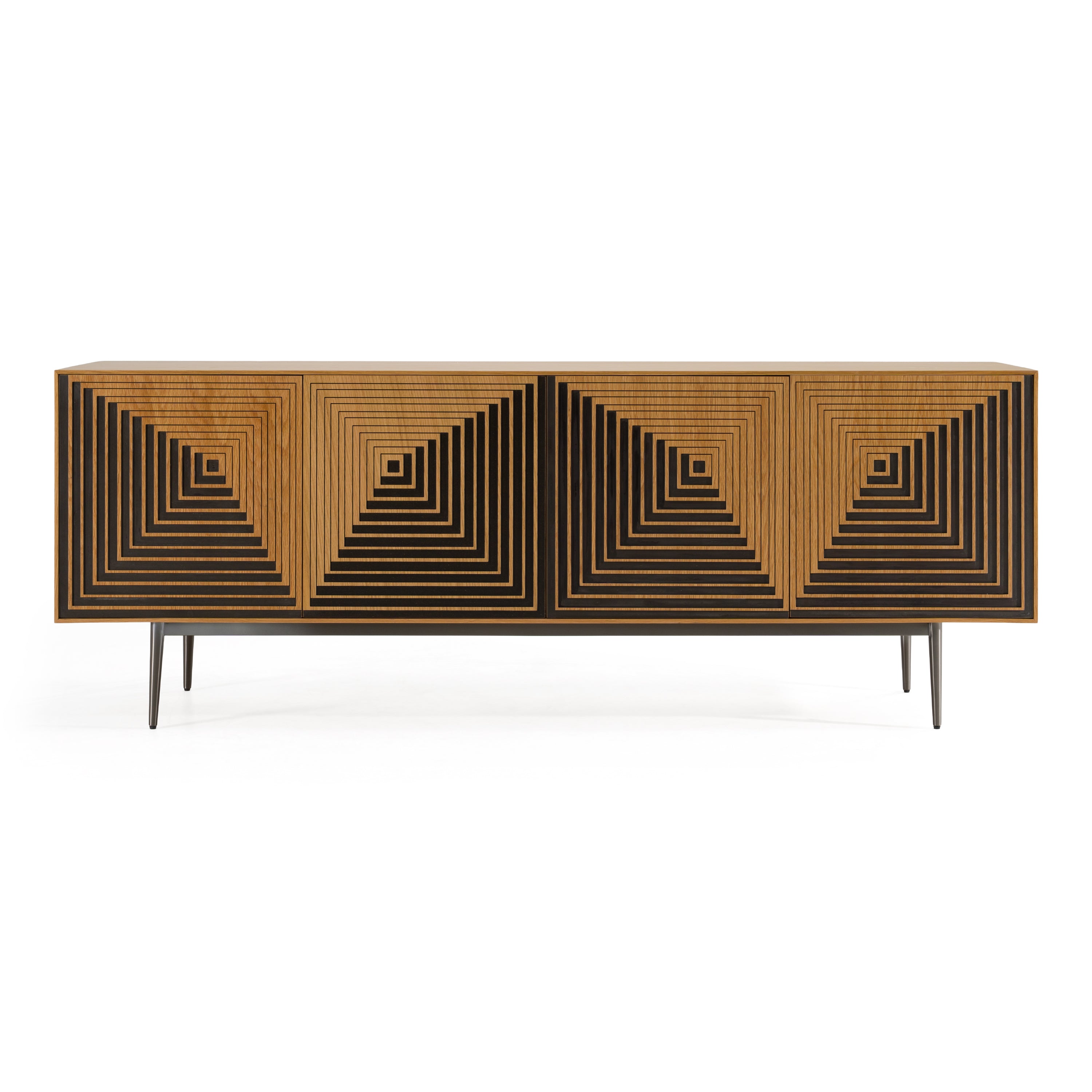 Azteca Modern Geometric Pattern Buffet