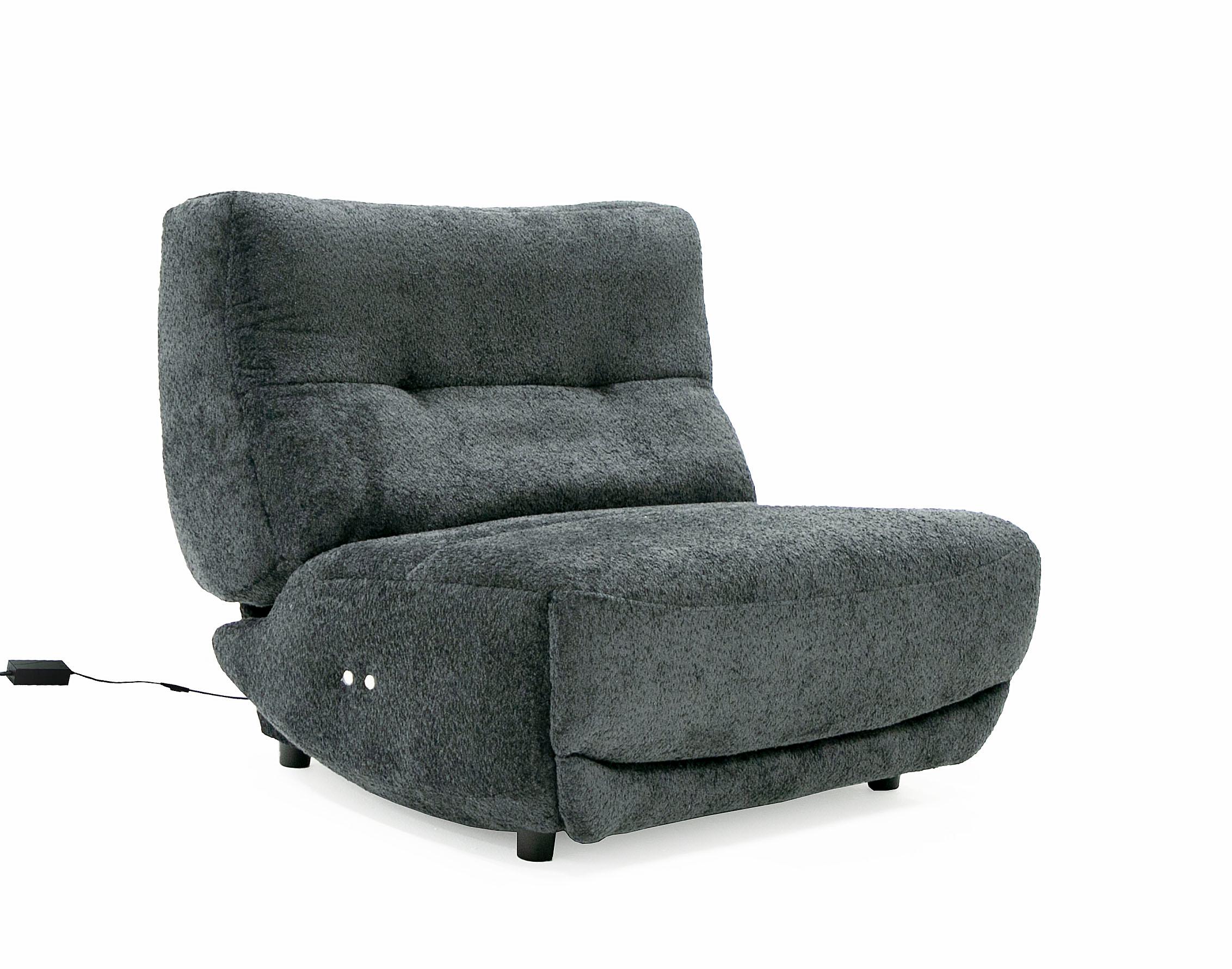 Divani Casa Basil Modern Fabric Large Electric Recliner Chair