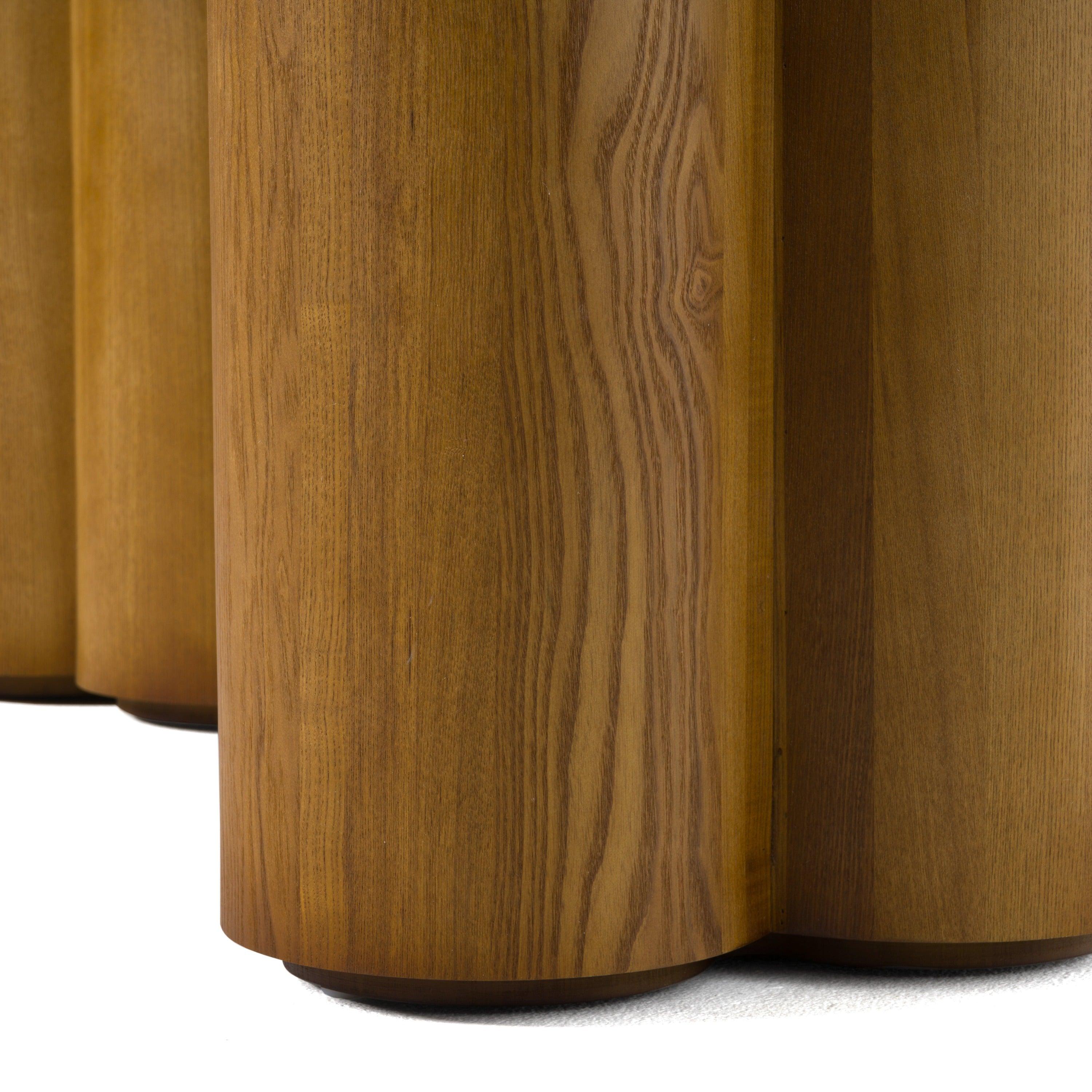 Bateman Modern Faux Concrete Dining Table