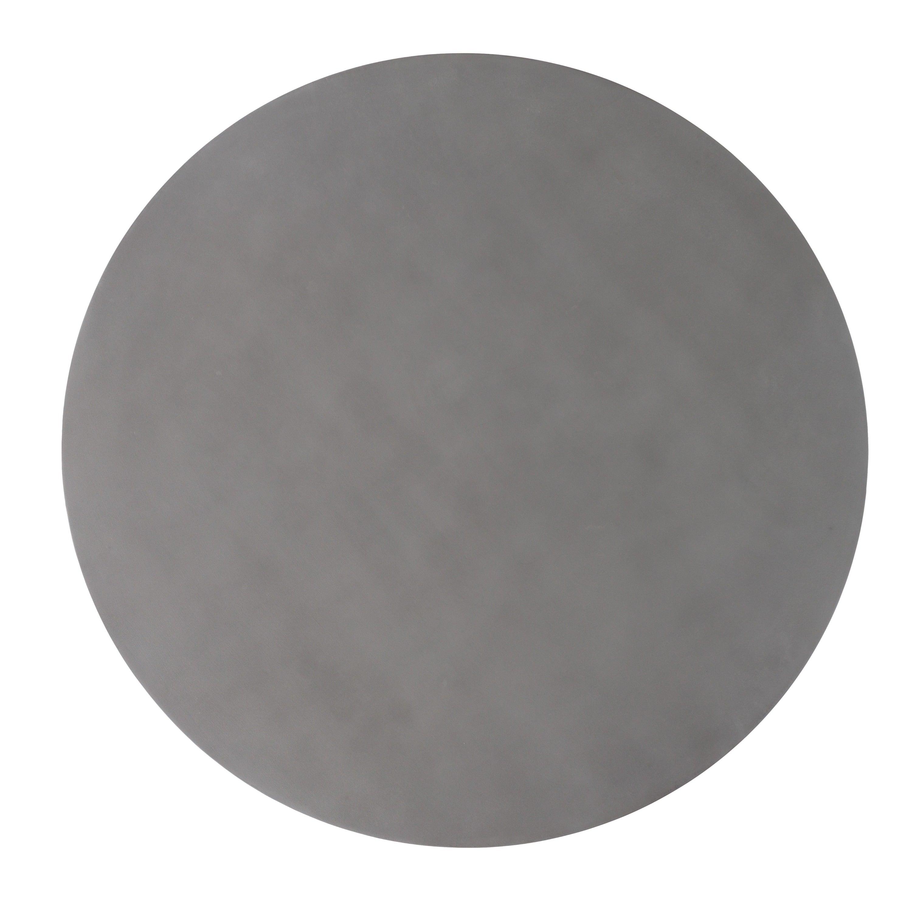 Bateman Modern Faux Concrete and Round Dining Table