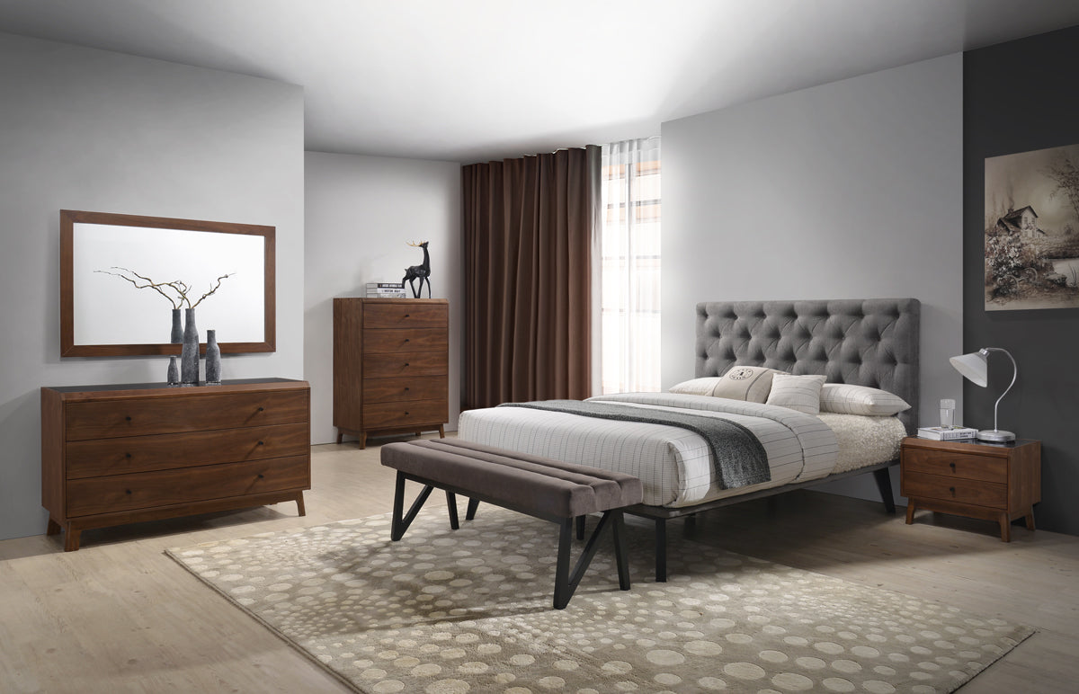 Gibson Modern Fabric Super 76" x 84" Bed