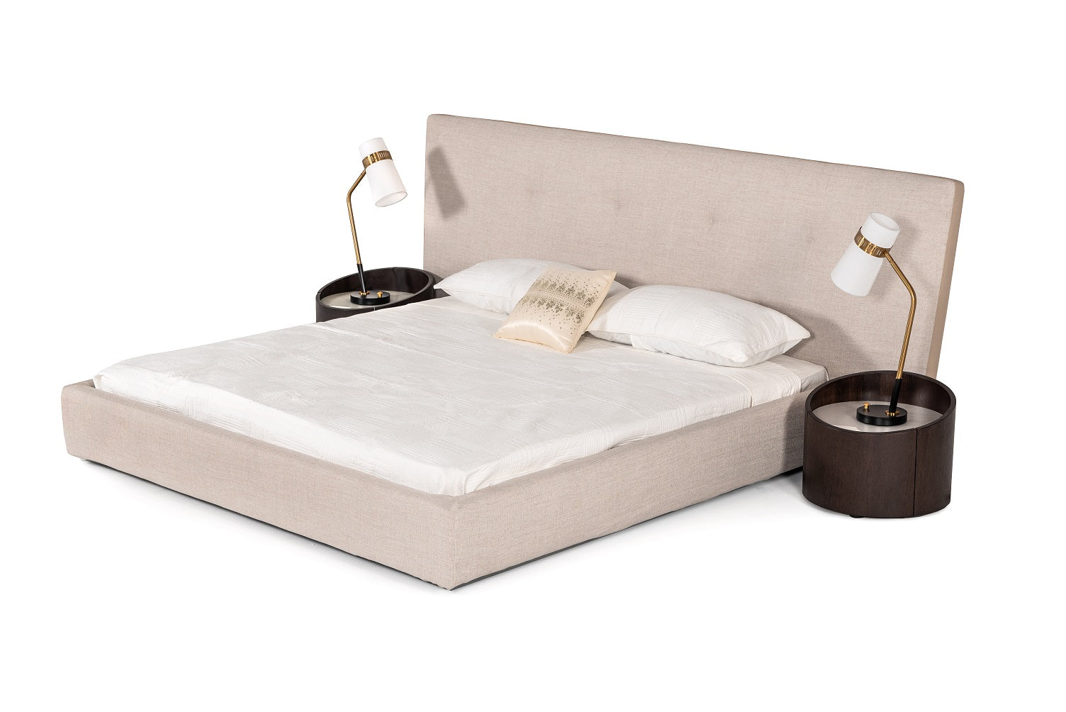 Brittany Modern Fabric Bed