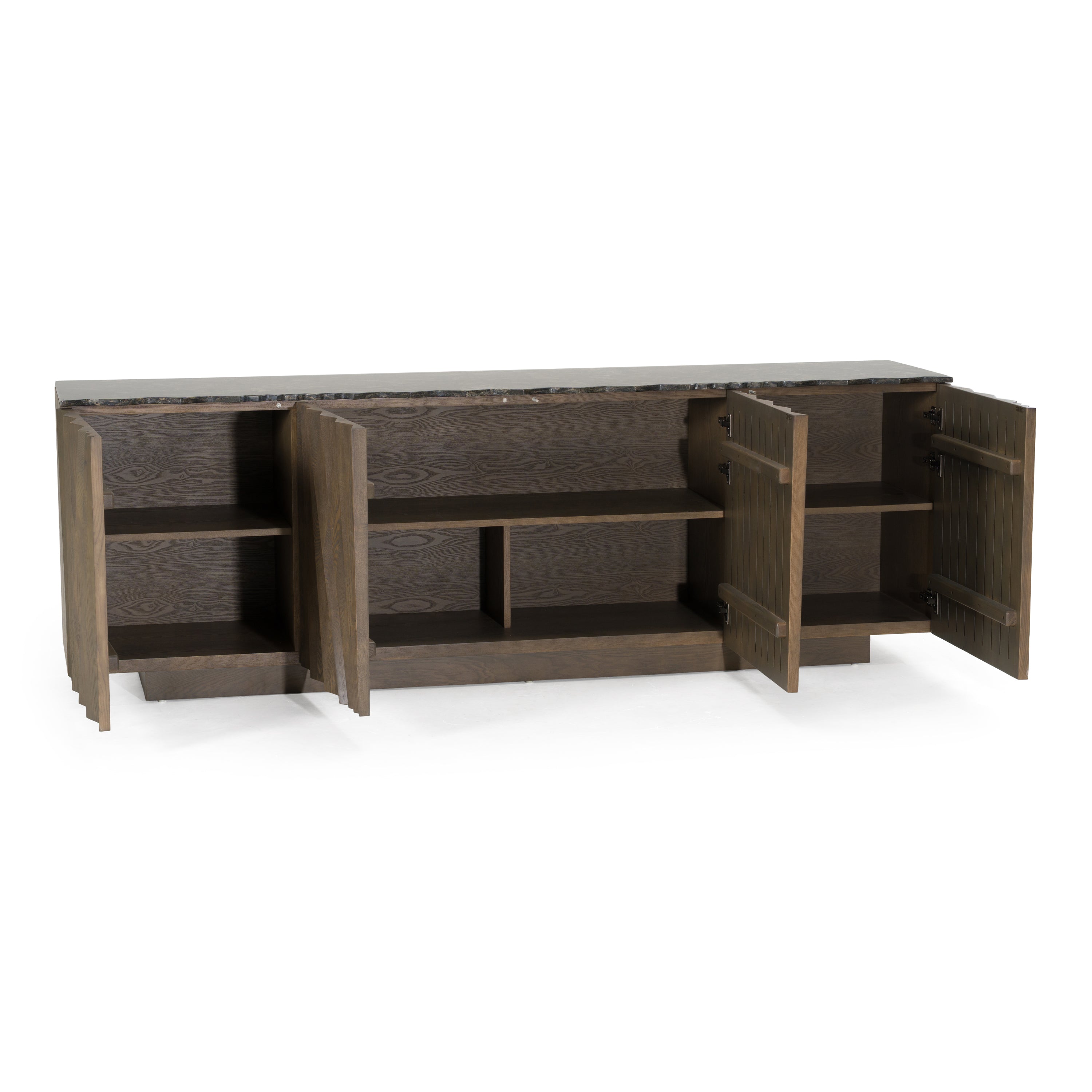 Byer Modern Ash and Marble Buffet