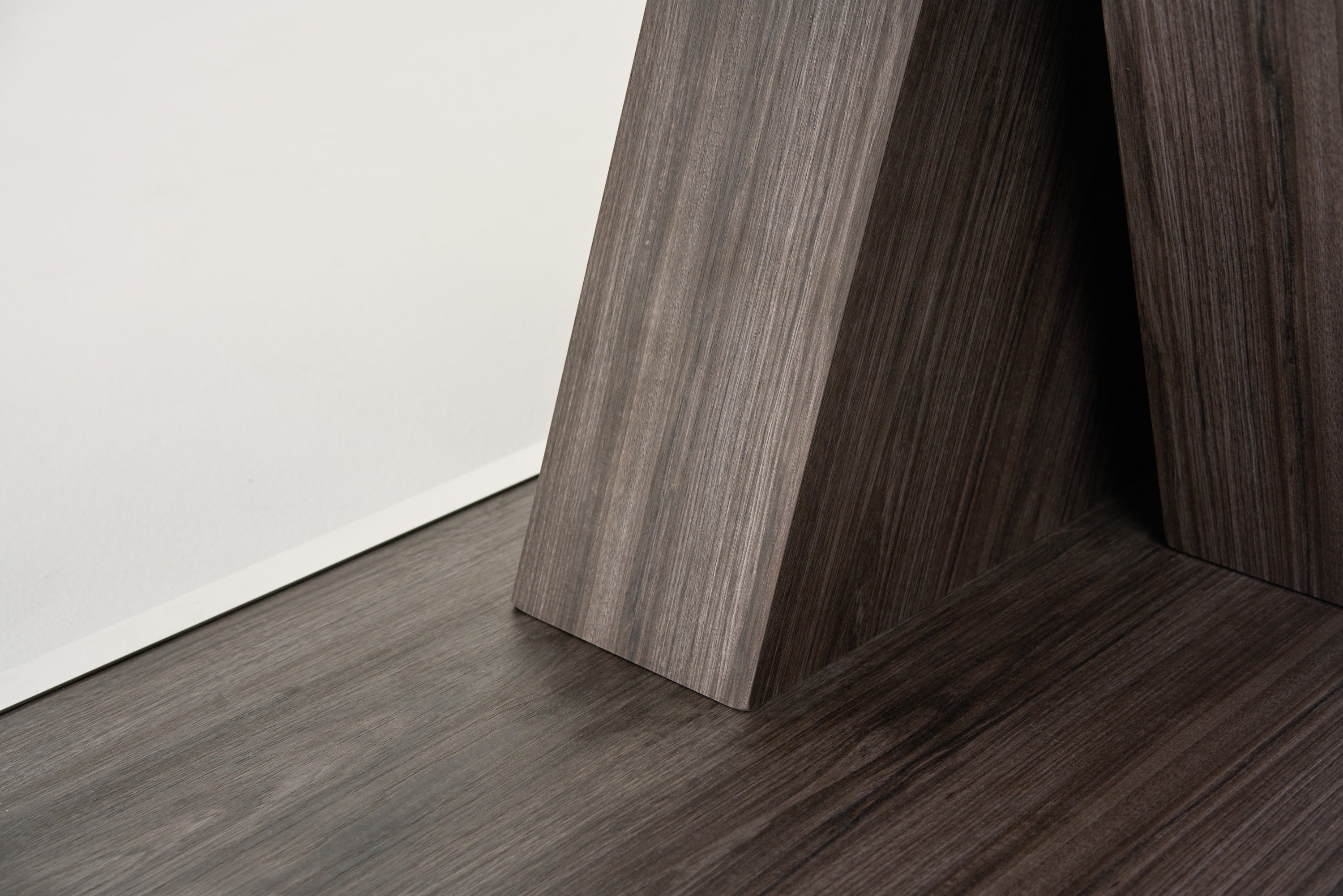 Cairo Italian Modern Faux Marble & Pecan Elm Extendable Dining Table