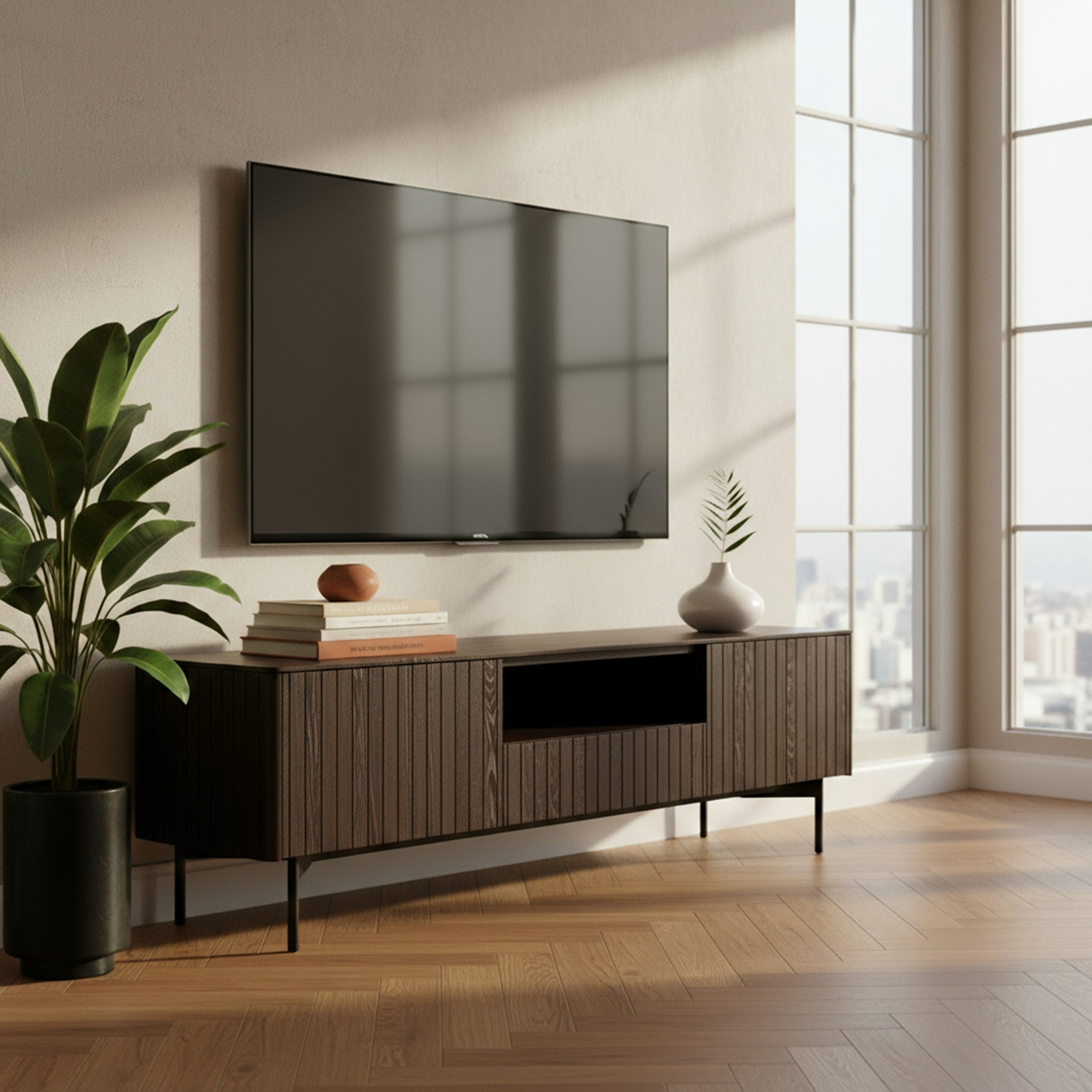Calhoun Modern Ash TV Stand