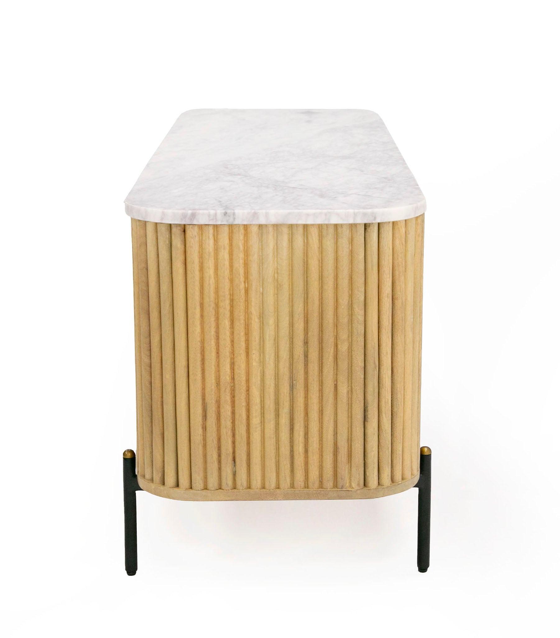 Cambridge Marble and Mango TV Stand