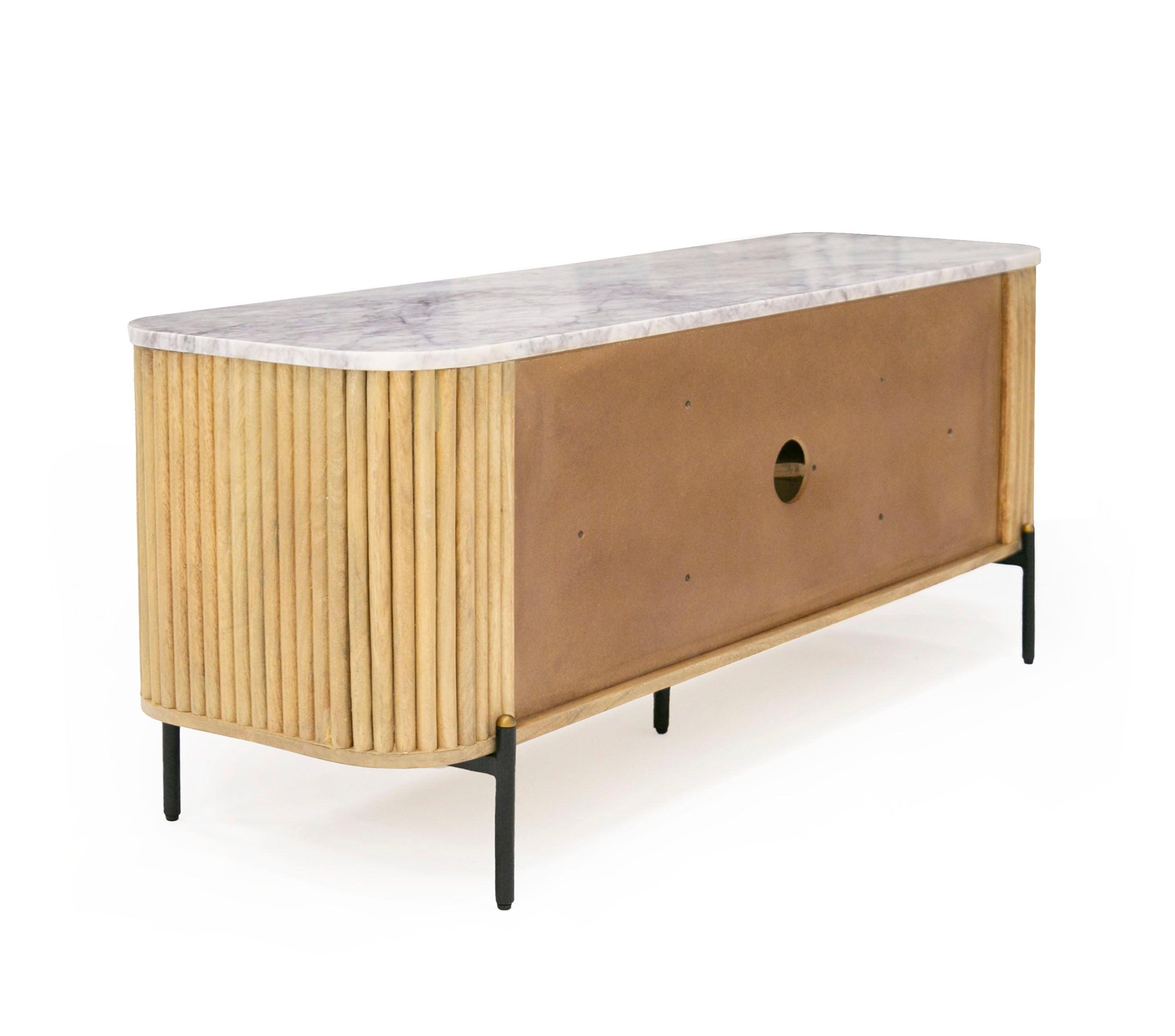Cambridge Marble and Mango TV Stand