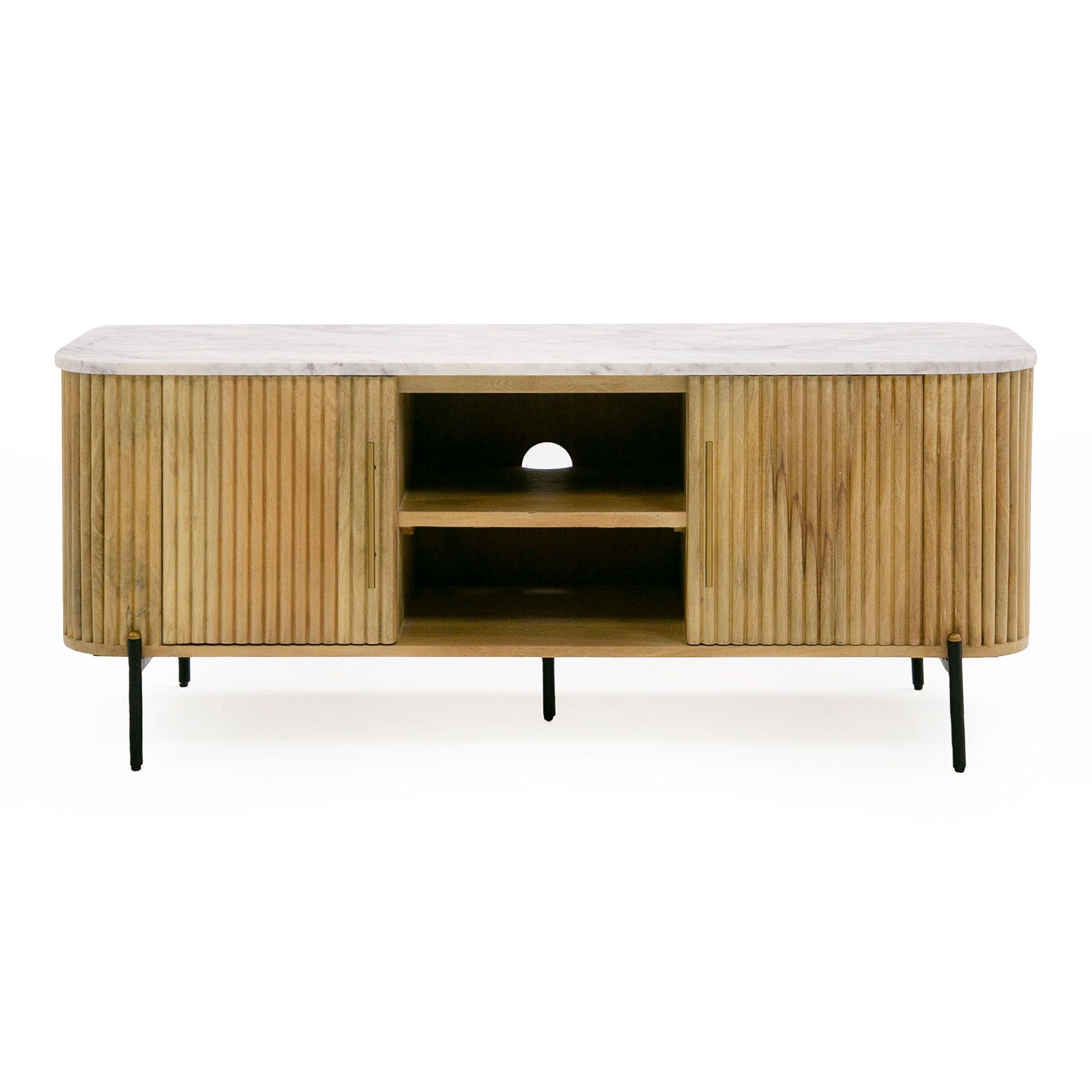Cambridge Marble and Mango TV Stand