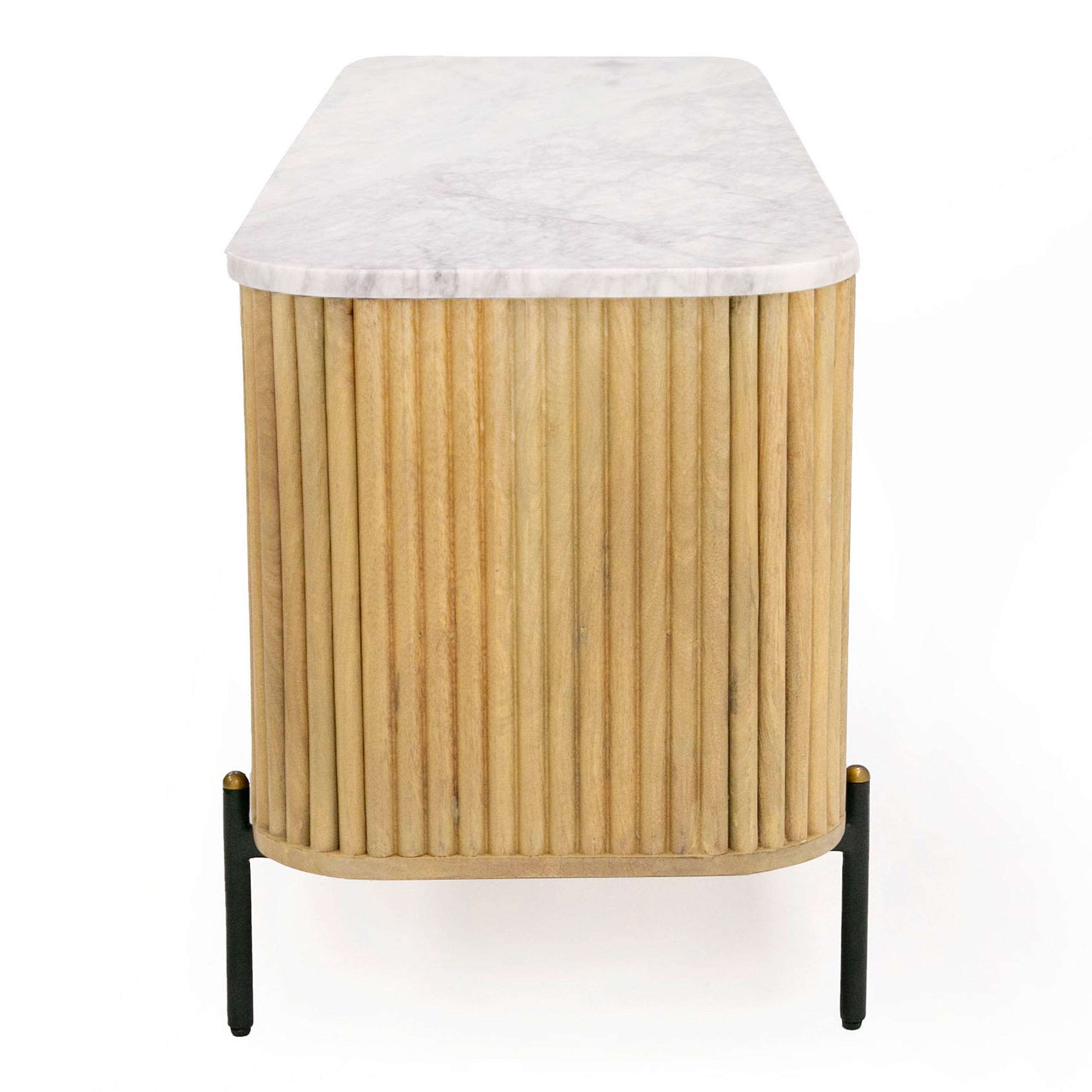 Cambridge Marble and Mango TV Stand
