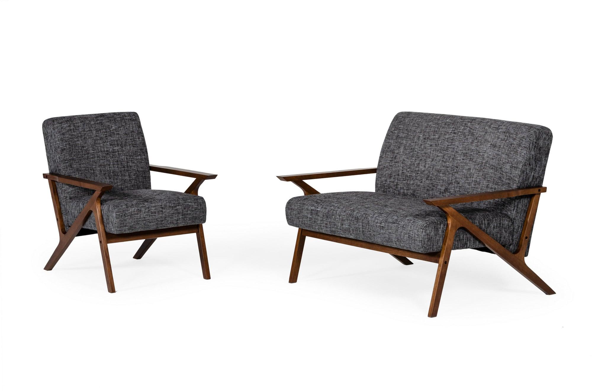 Candea Mid-Century and Compact Loveseat