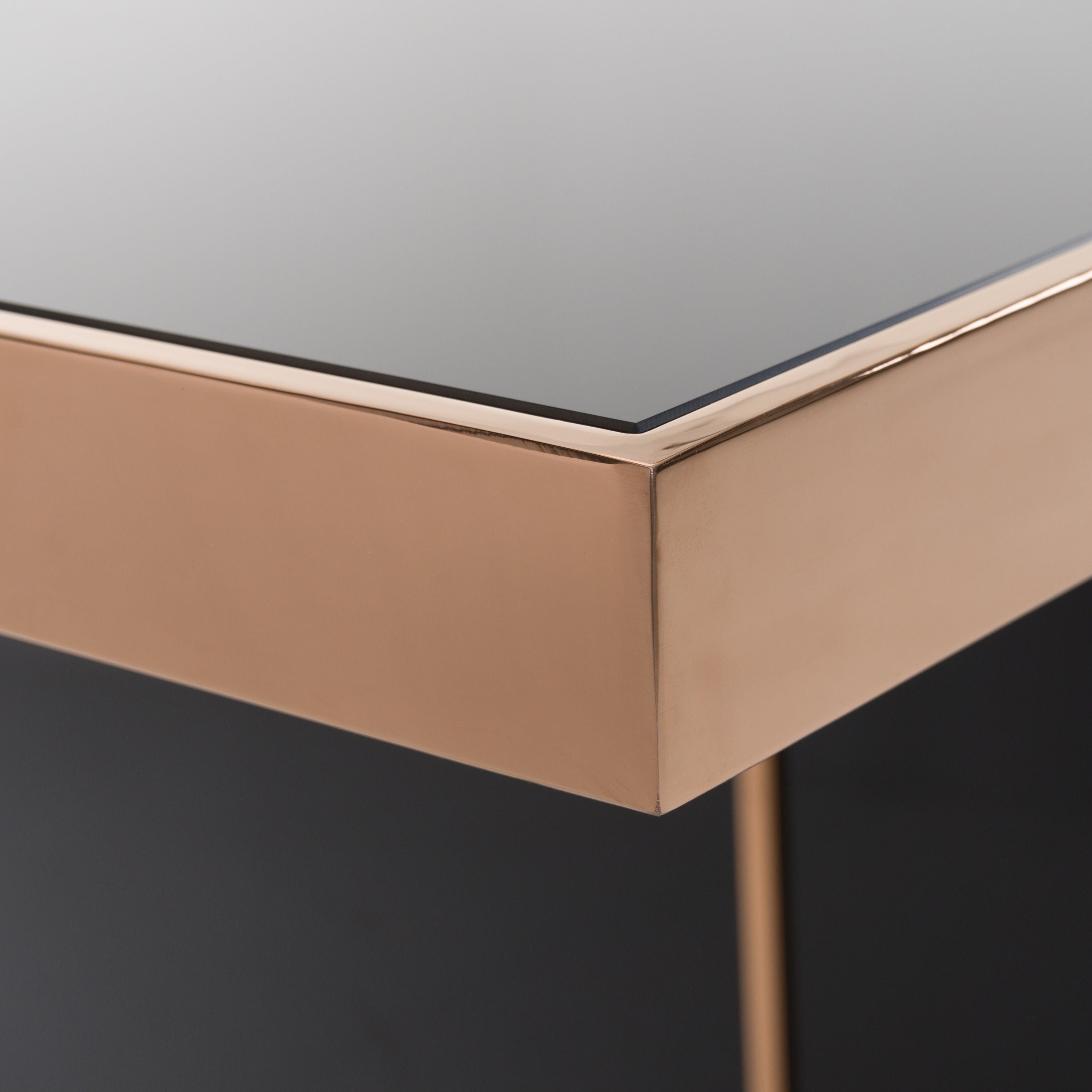 Cartier Modern Rosegold Dining Table