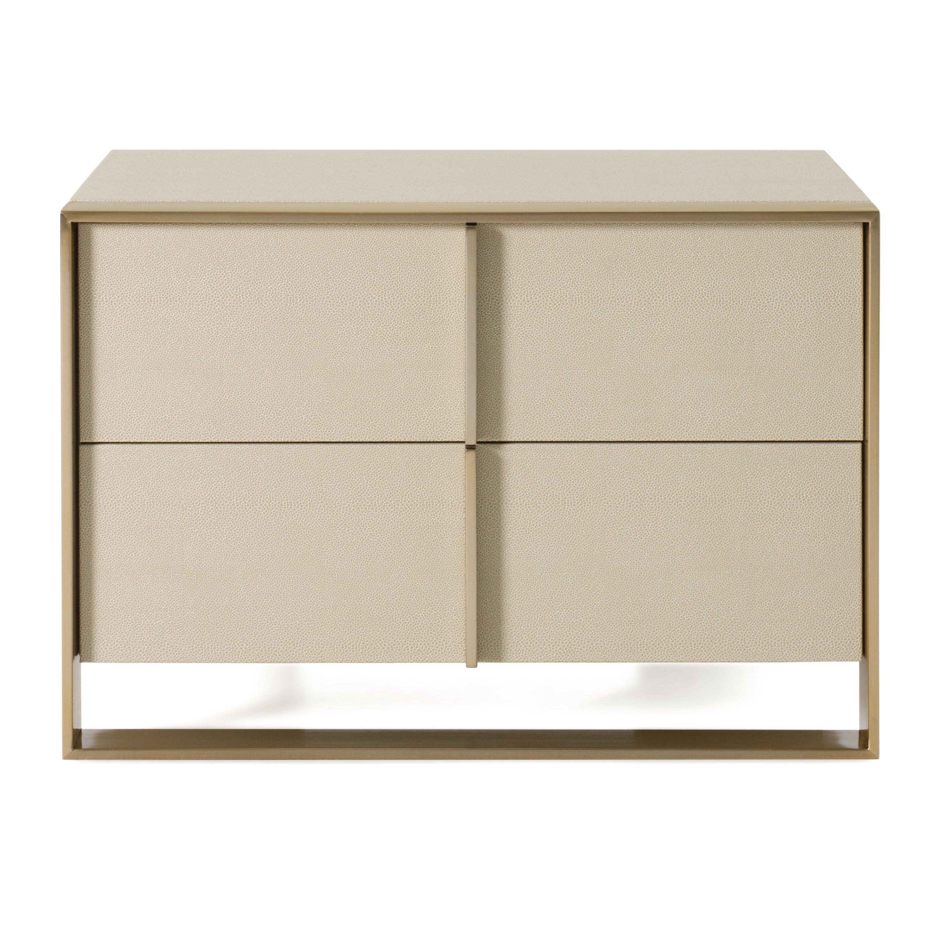 Nova Domus Cartier Modern and Brushed Nightstand