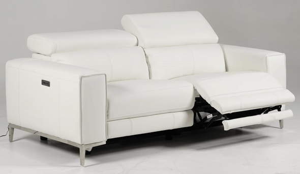 Chignik Modern Leather Sofa w/ 2 Recliners