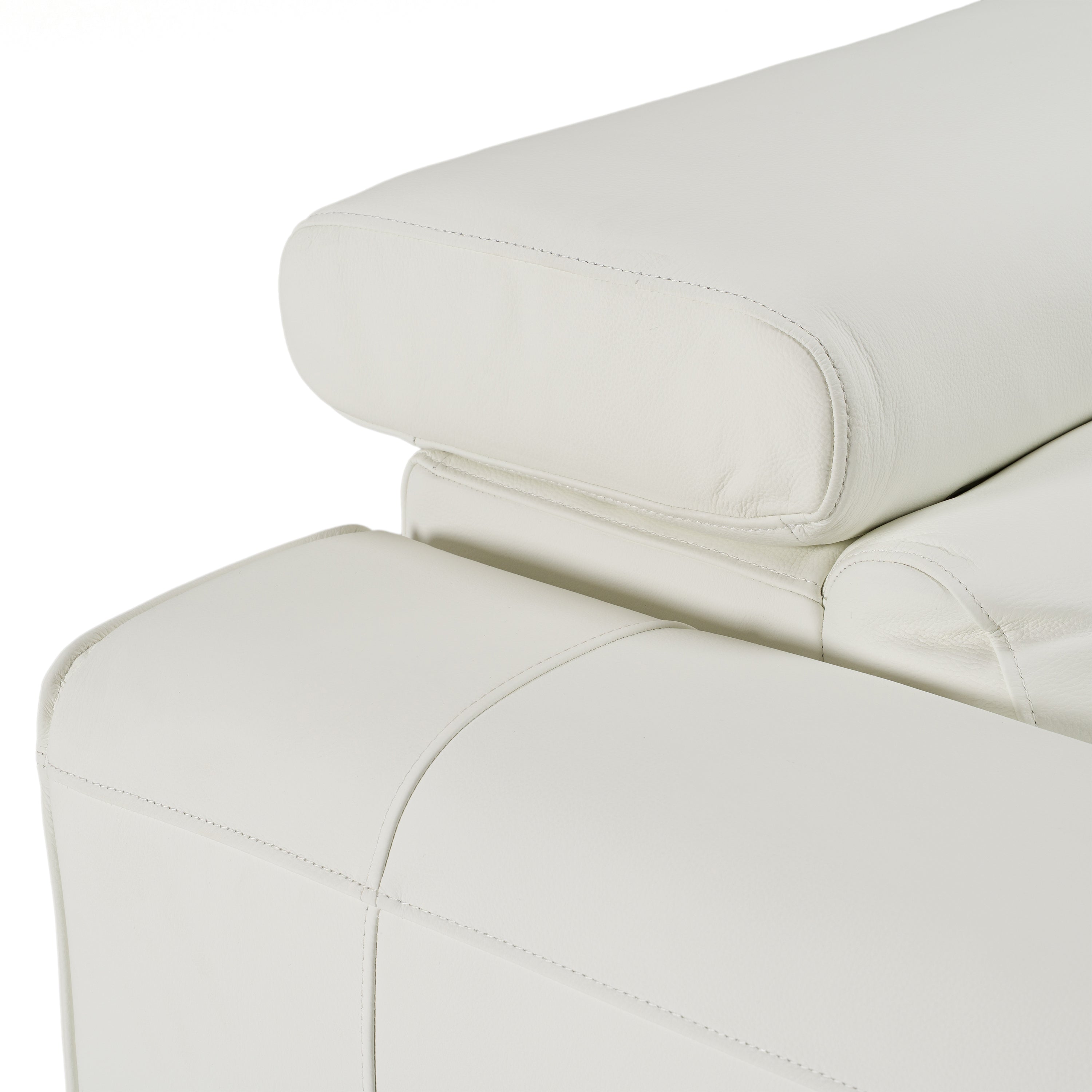 Chignik Modern Leather Sofa w/ 2 Recliners