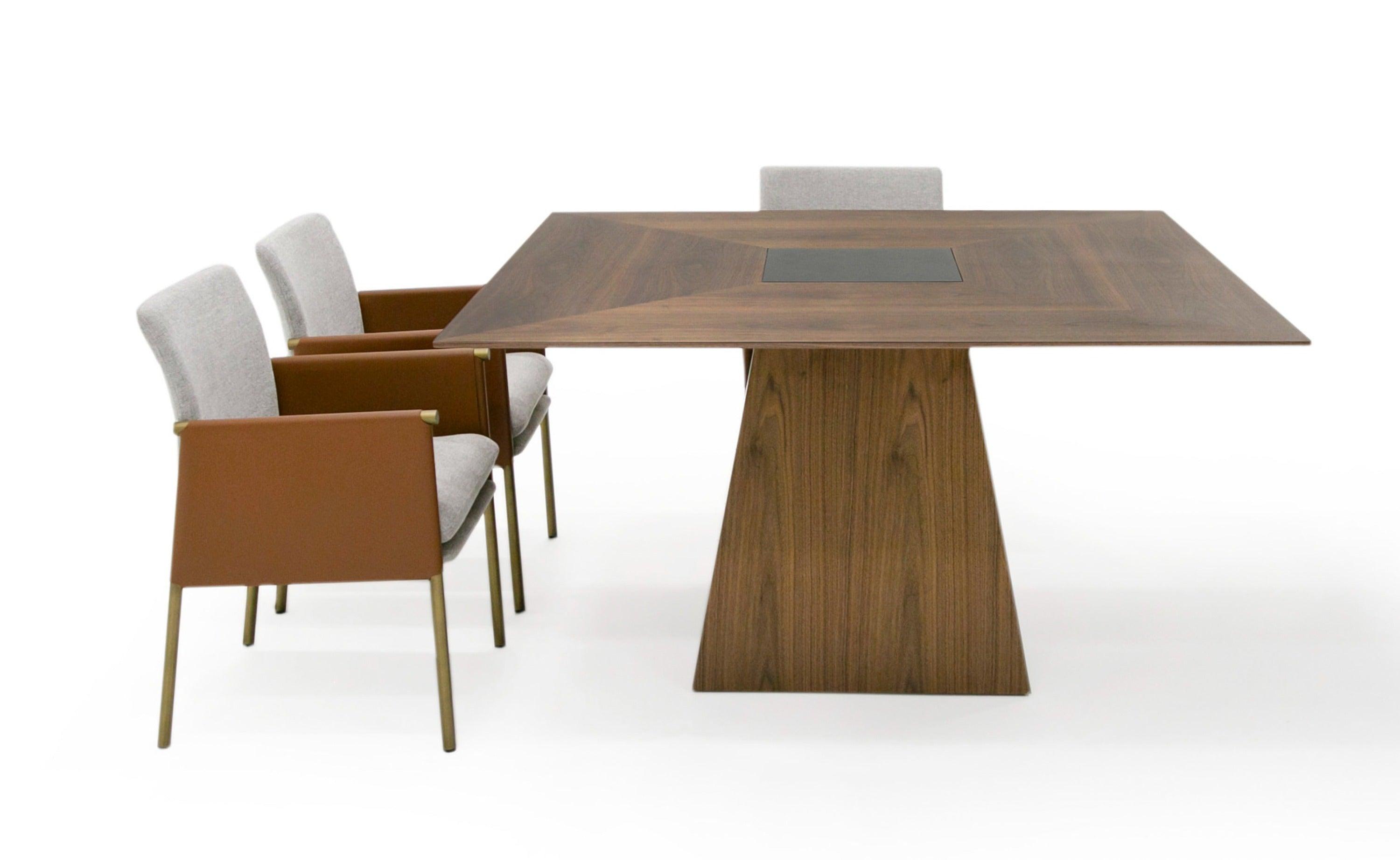 Cora- Modern and Tempered Glass Dining Table