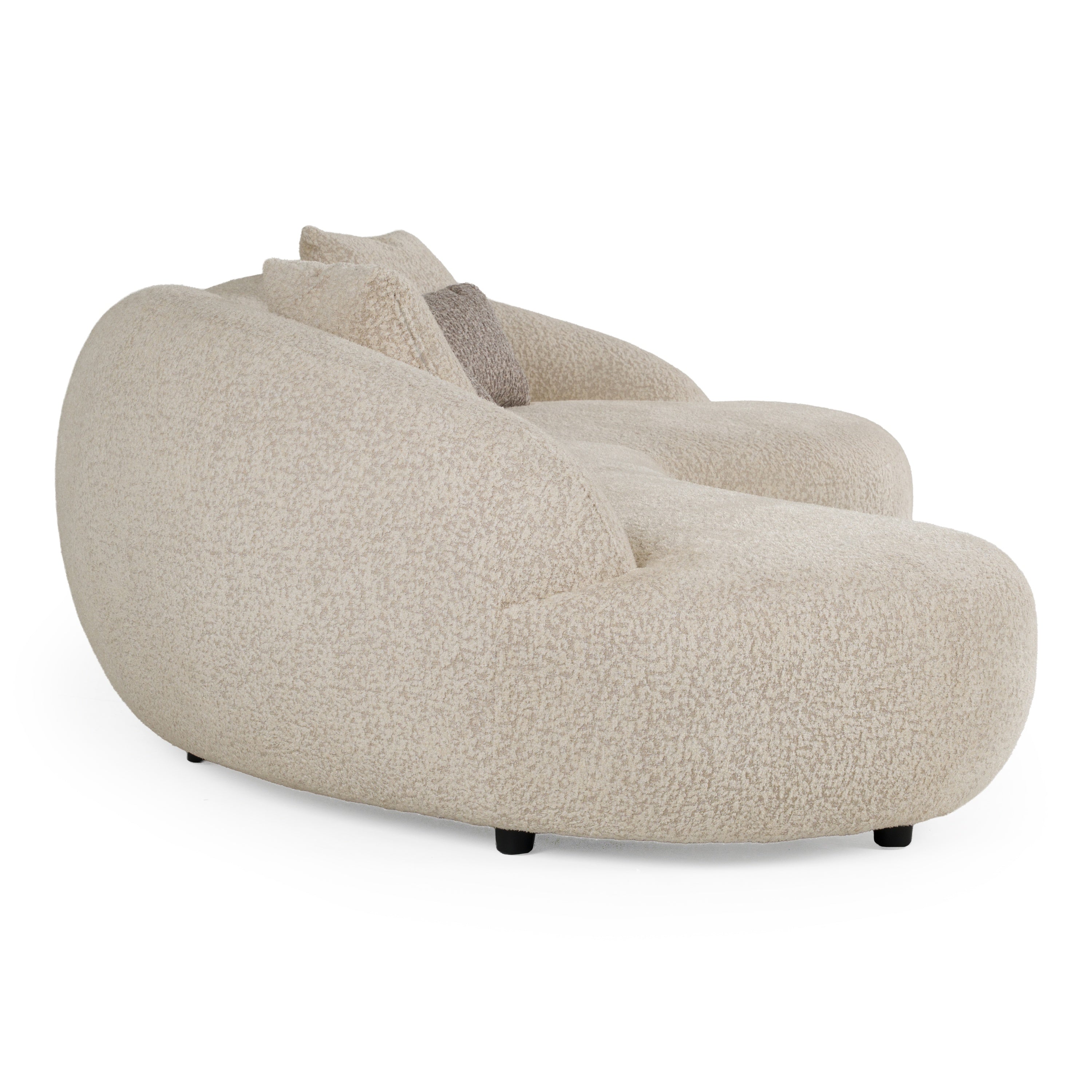 Delvan Contemporary Fabric Right Facing Chaise Sectional Sofa