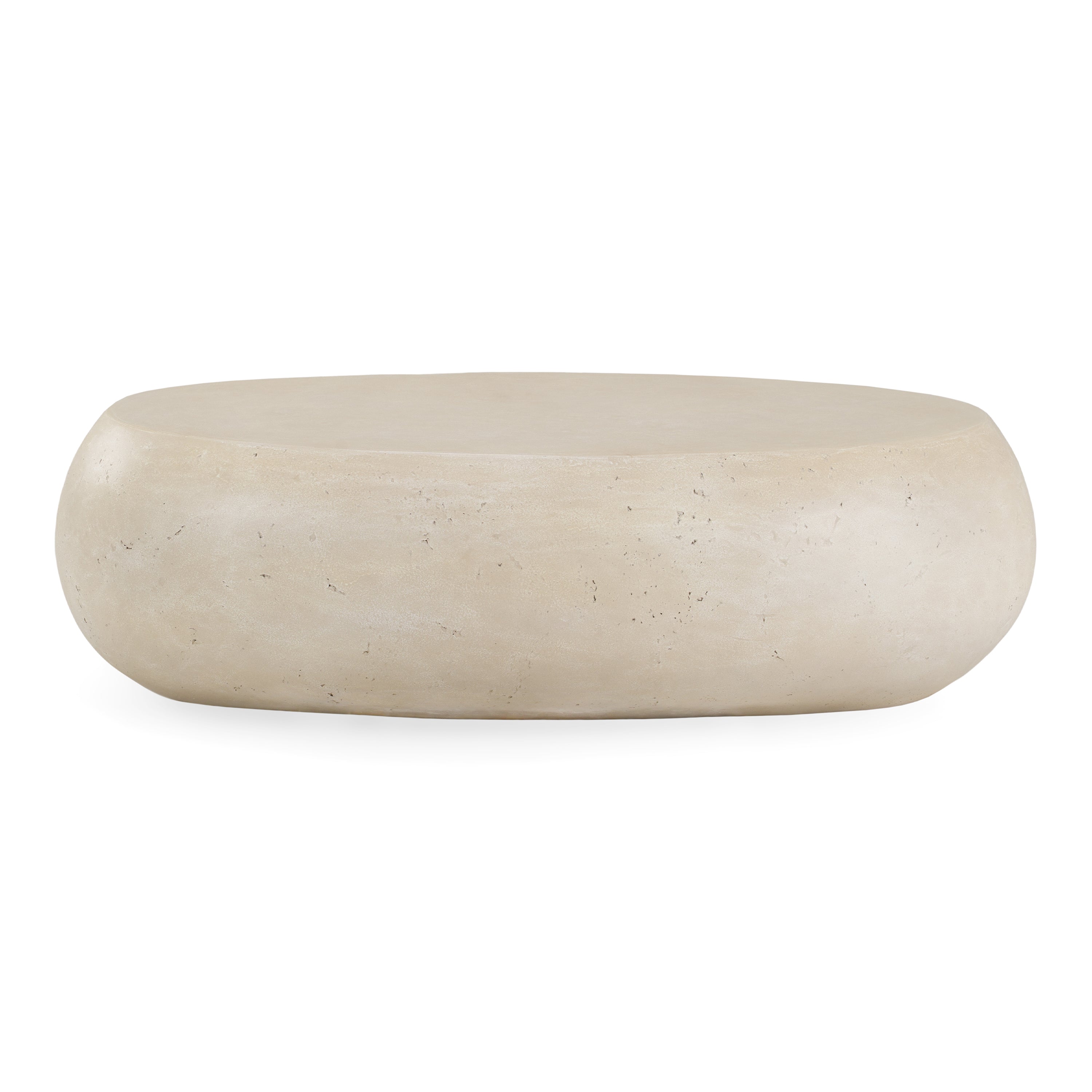 Denny Modern Fiberform Large Oval Coffee Table
