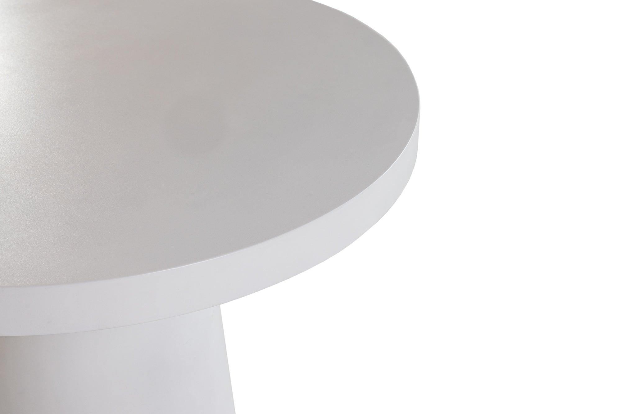 Desoto Modern Concrete Round Dining Table