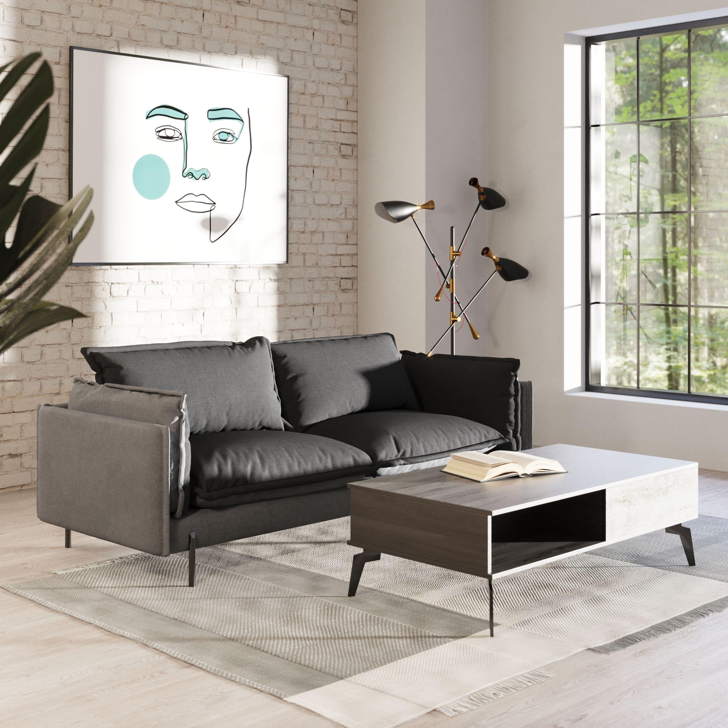 Mars Modern Fabric Sofa