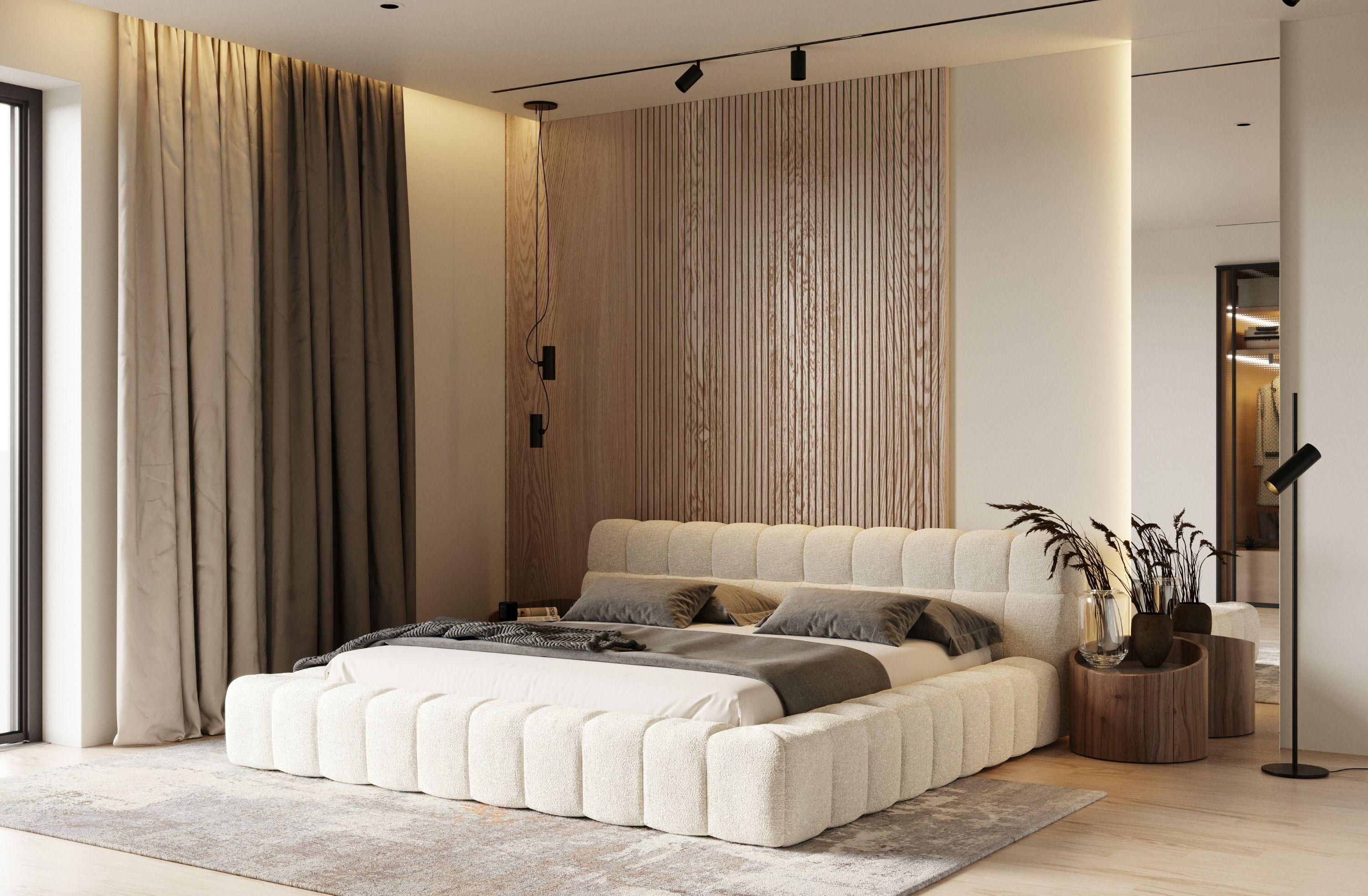 Divani Casa Tyree Modern Tufted Fabric