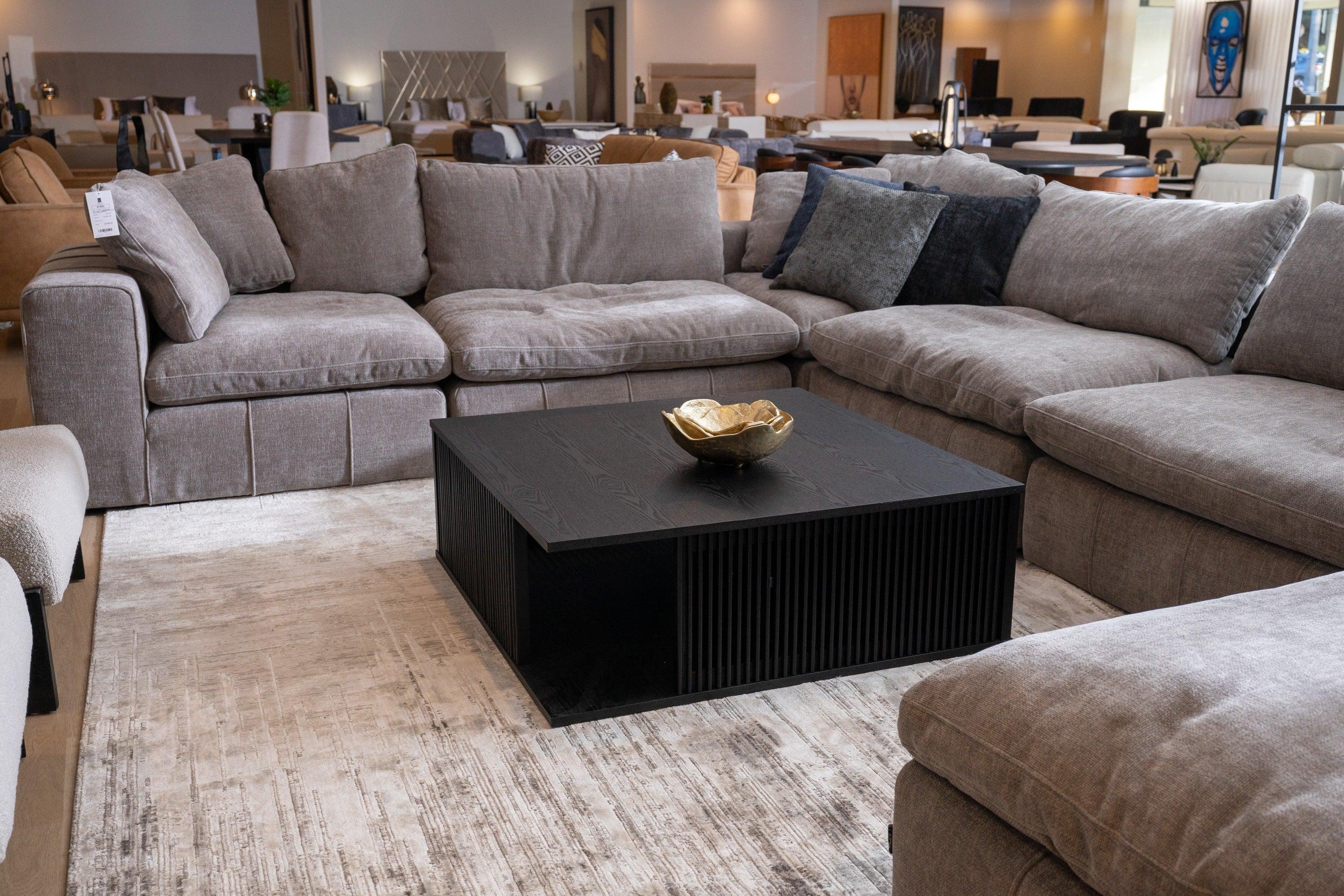 Alpine Modern Mid Century Ash Square Coffee Table