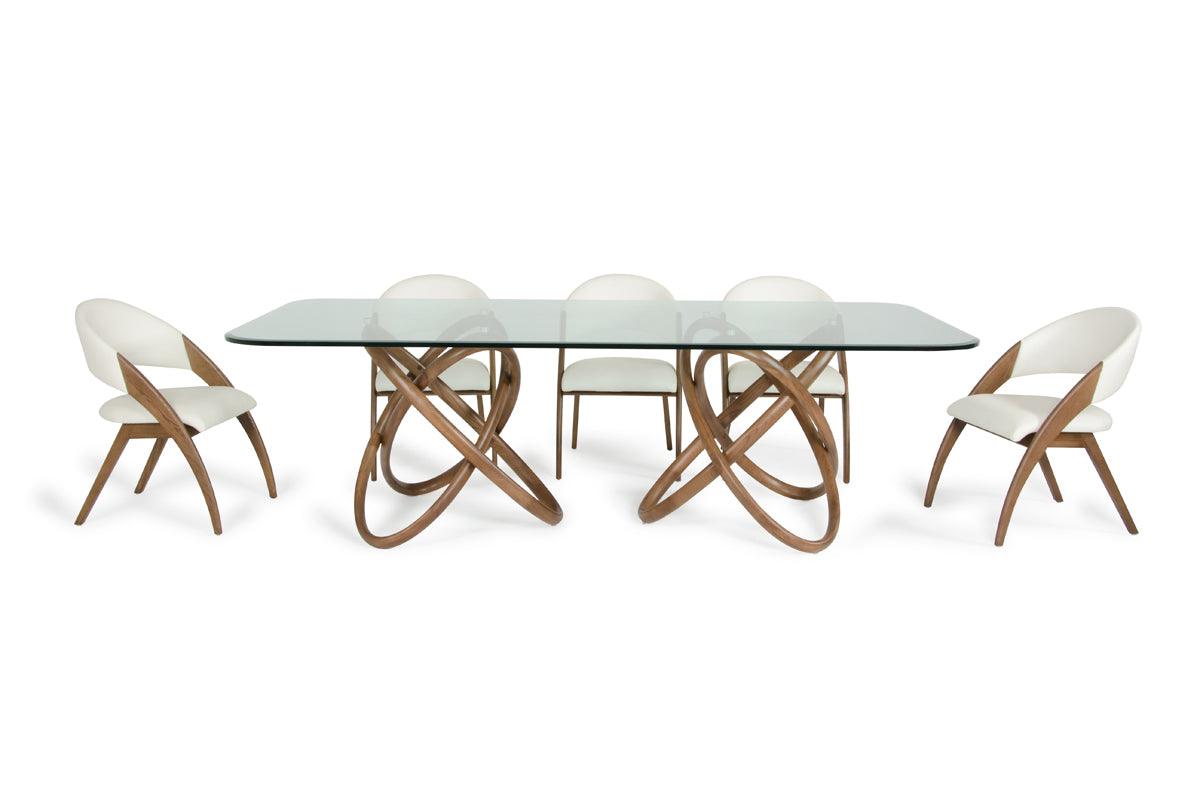 Mason Modern Glass Dining Table