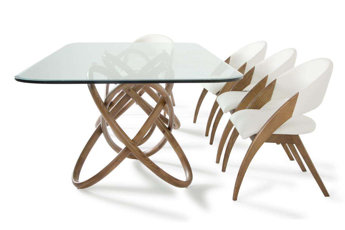 Mason Modern Glass Dining Table