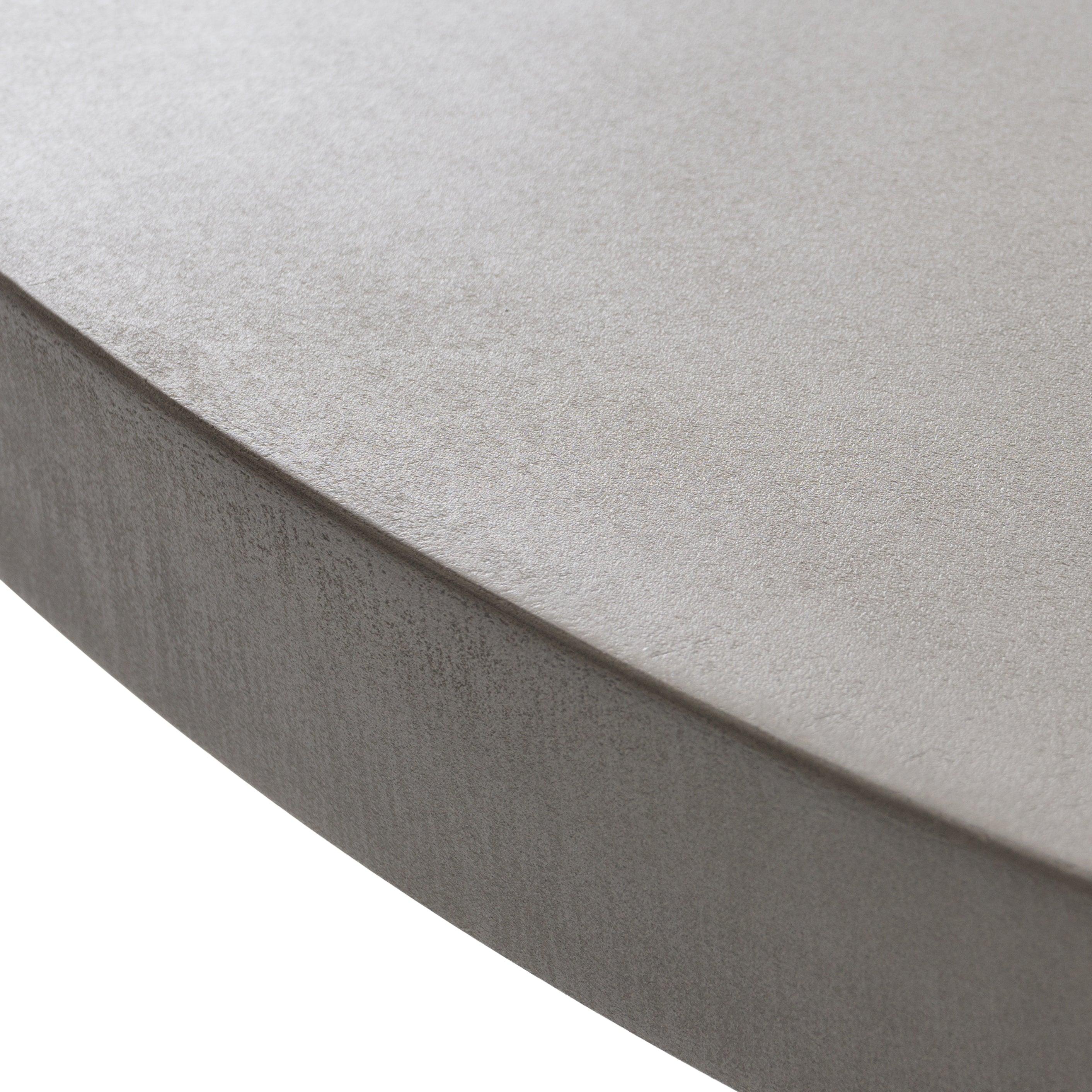 Duncan Modern Faux Concrete and Round Dining Table