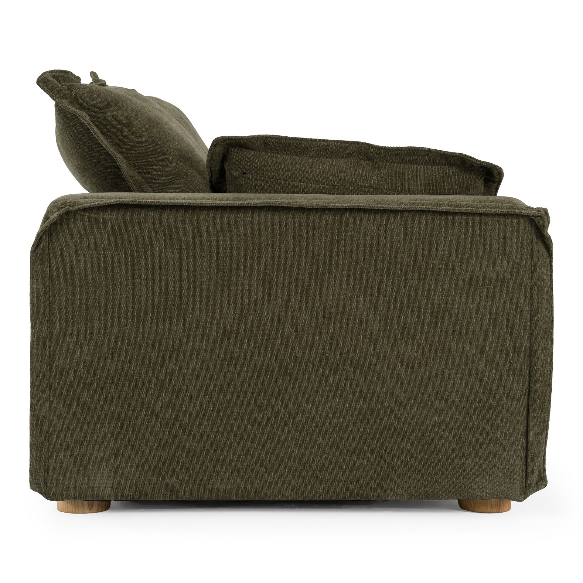 Durbin Modern Fabric Loveseat