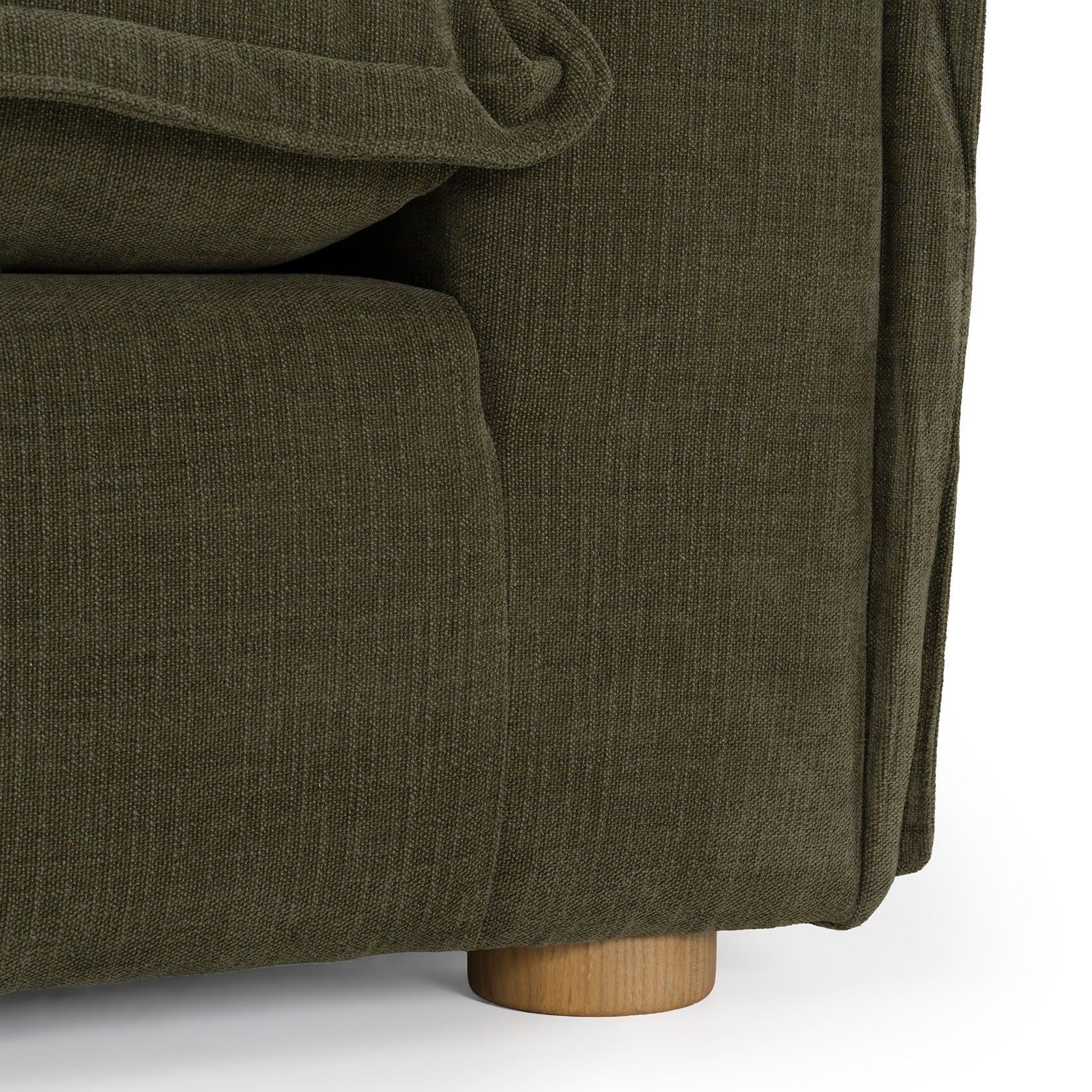 Durbin Modern Fabric Loveseat