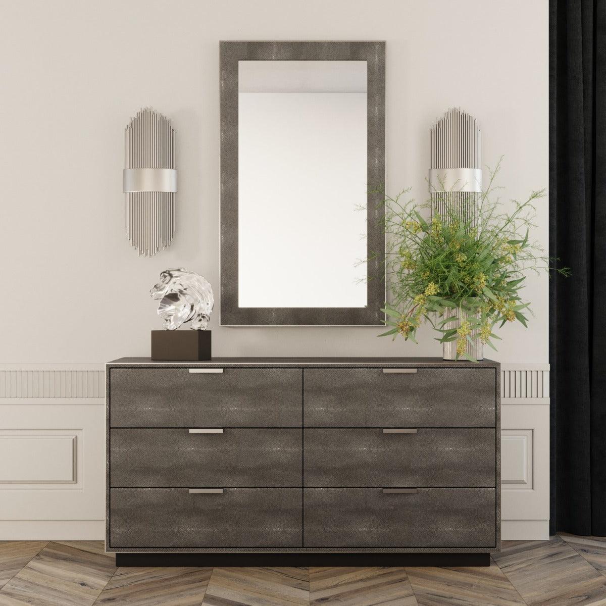Dynasty Modern Shagreen Dresser