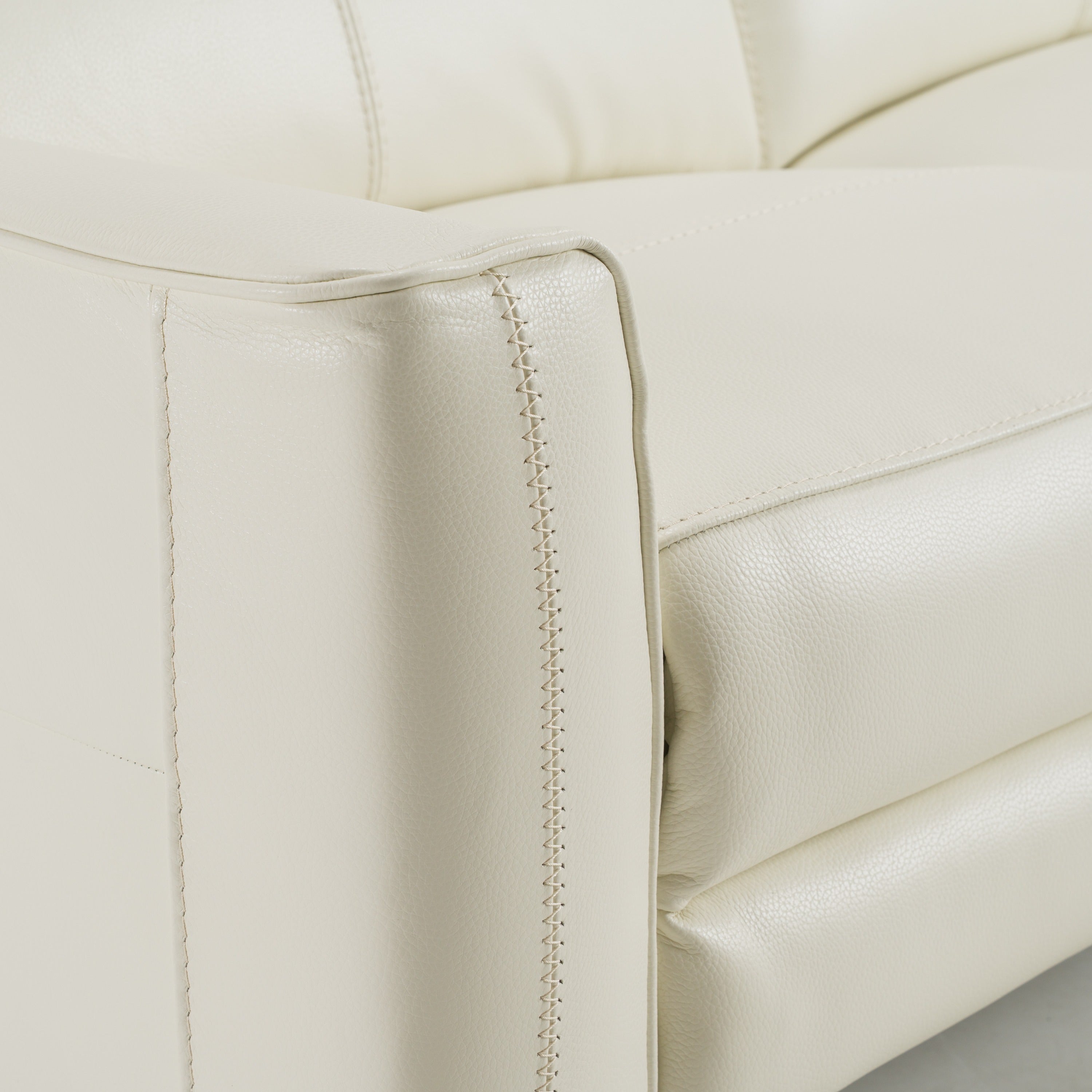 Eden Modern Leather Sofa With 2 Recliners