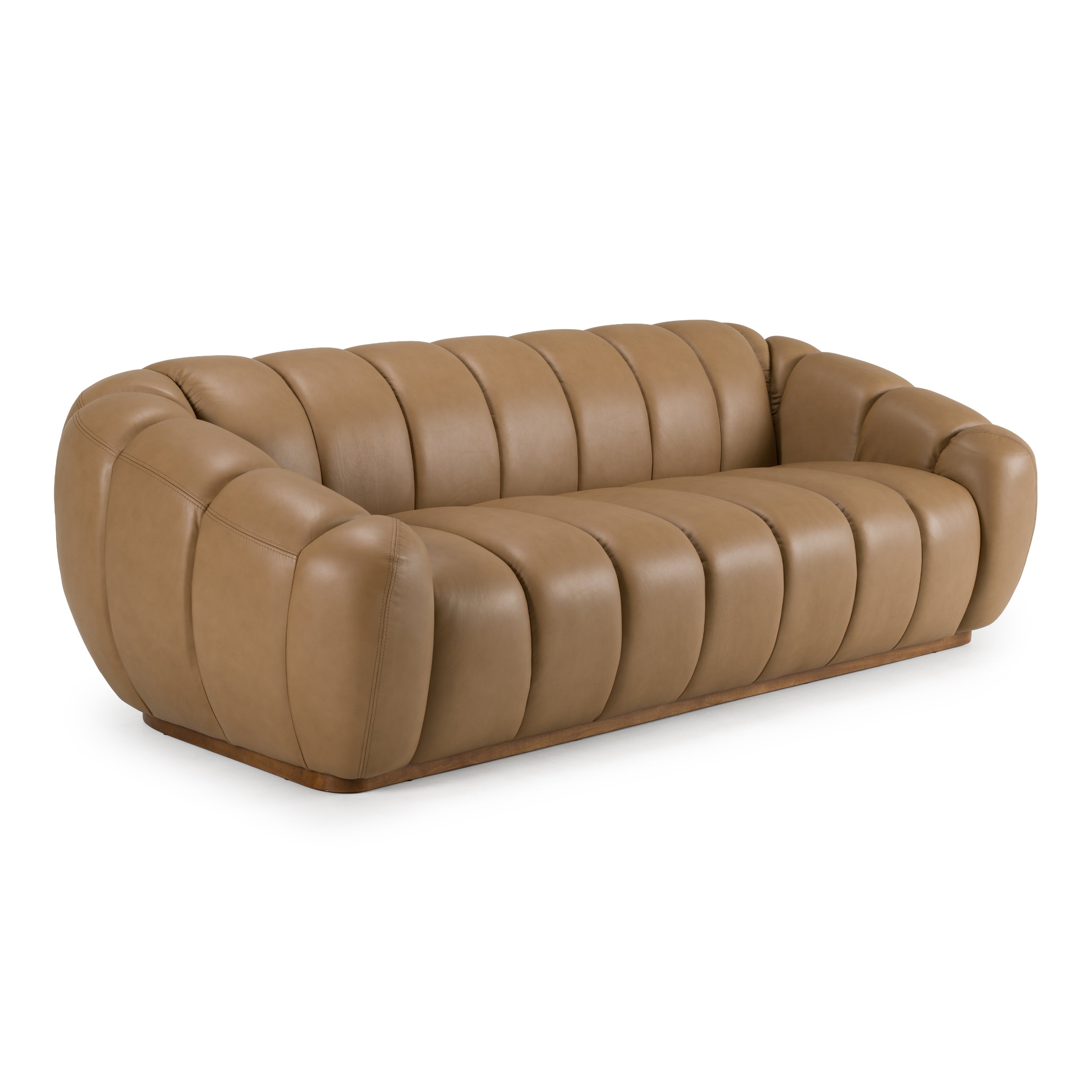 Ekwok Modern Leather Sofa